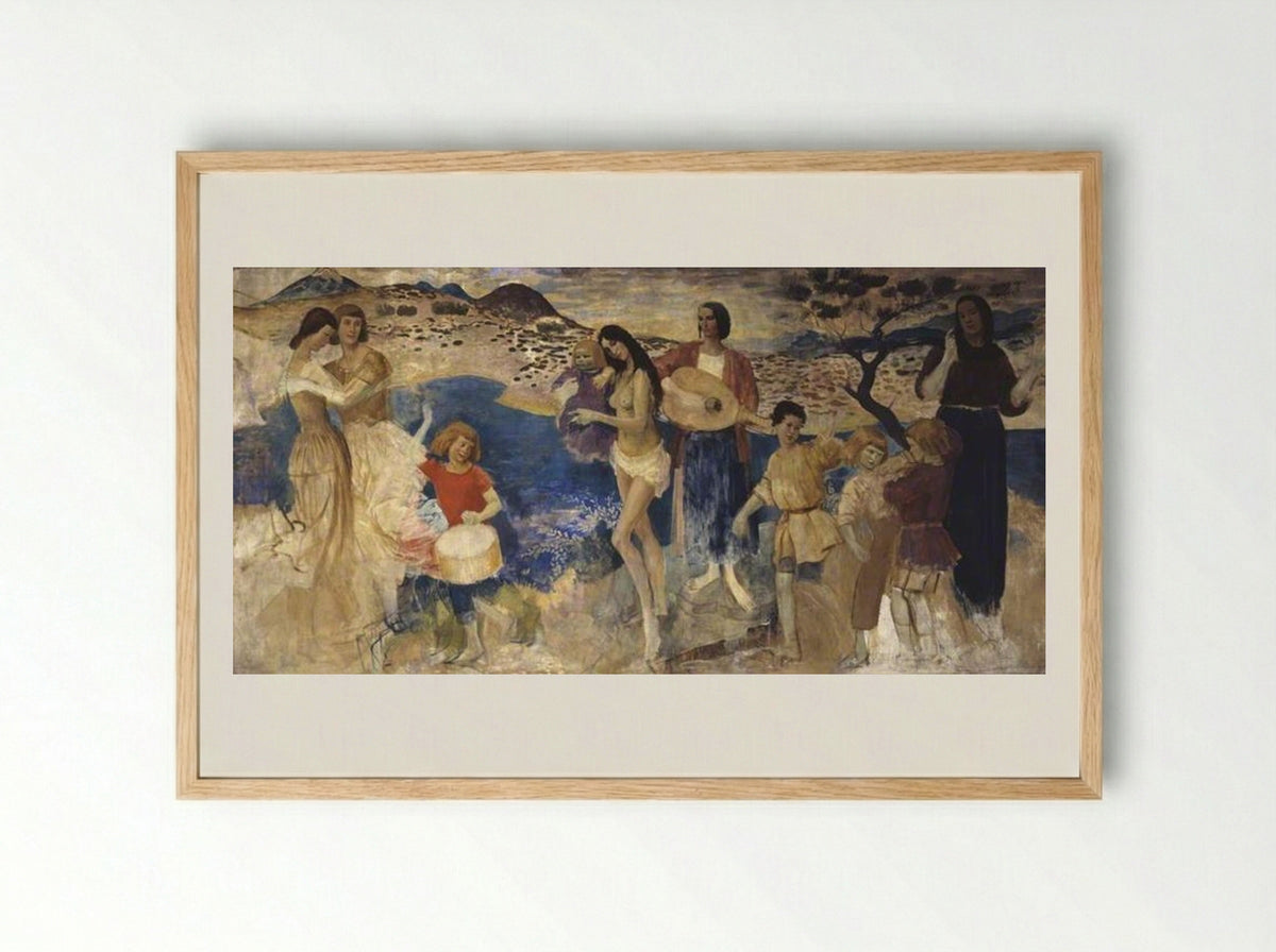 Lyric Fantasy - Augustus John - Framed Print Wood