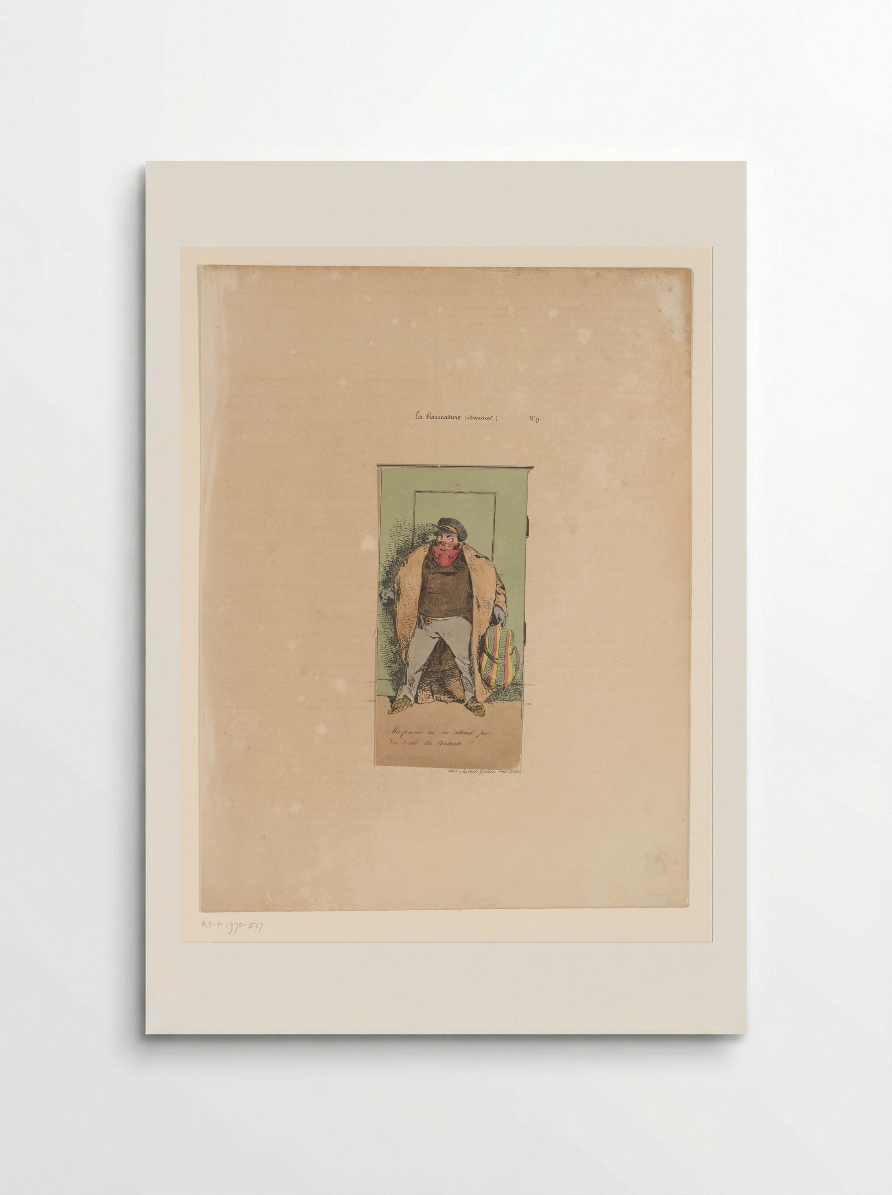 Ma femme ne m'attend pas - Henry Bonaventure Monnier - Poster
