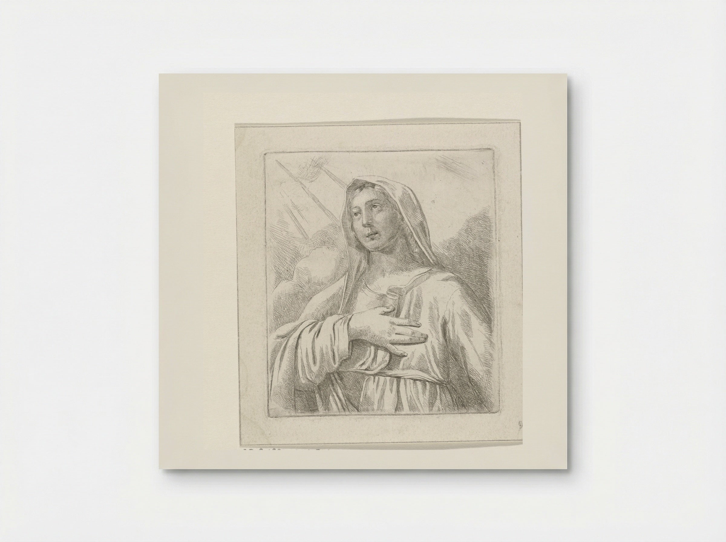 Maagd Maria - Elisabeth Alida Haanen - Poster