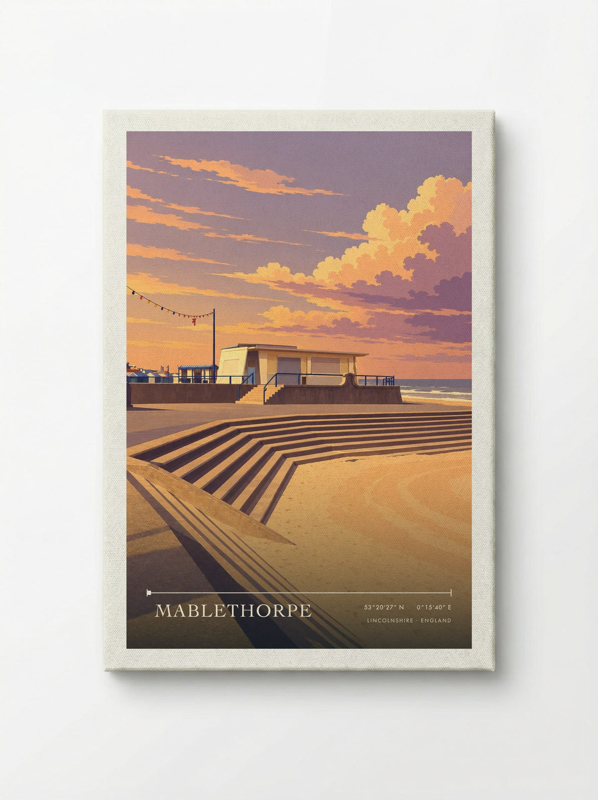 Mablethorpe, Lincolnshire | Travel Poster - Canvas