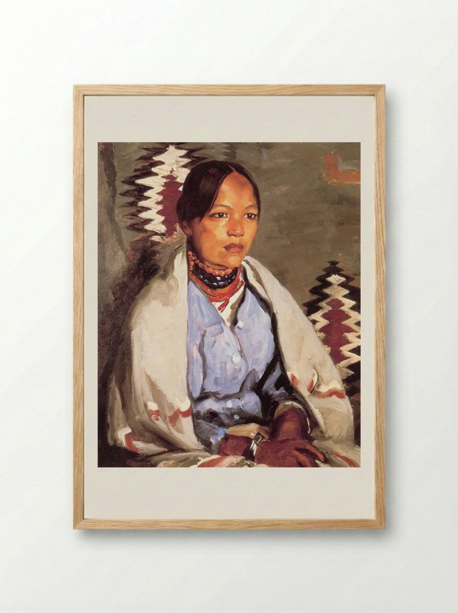 Macedonia - Robert Henri - Framed Print Wood