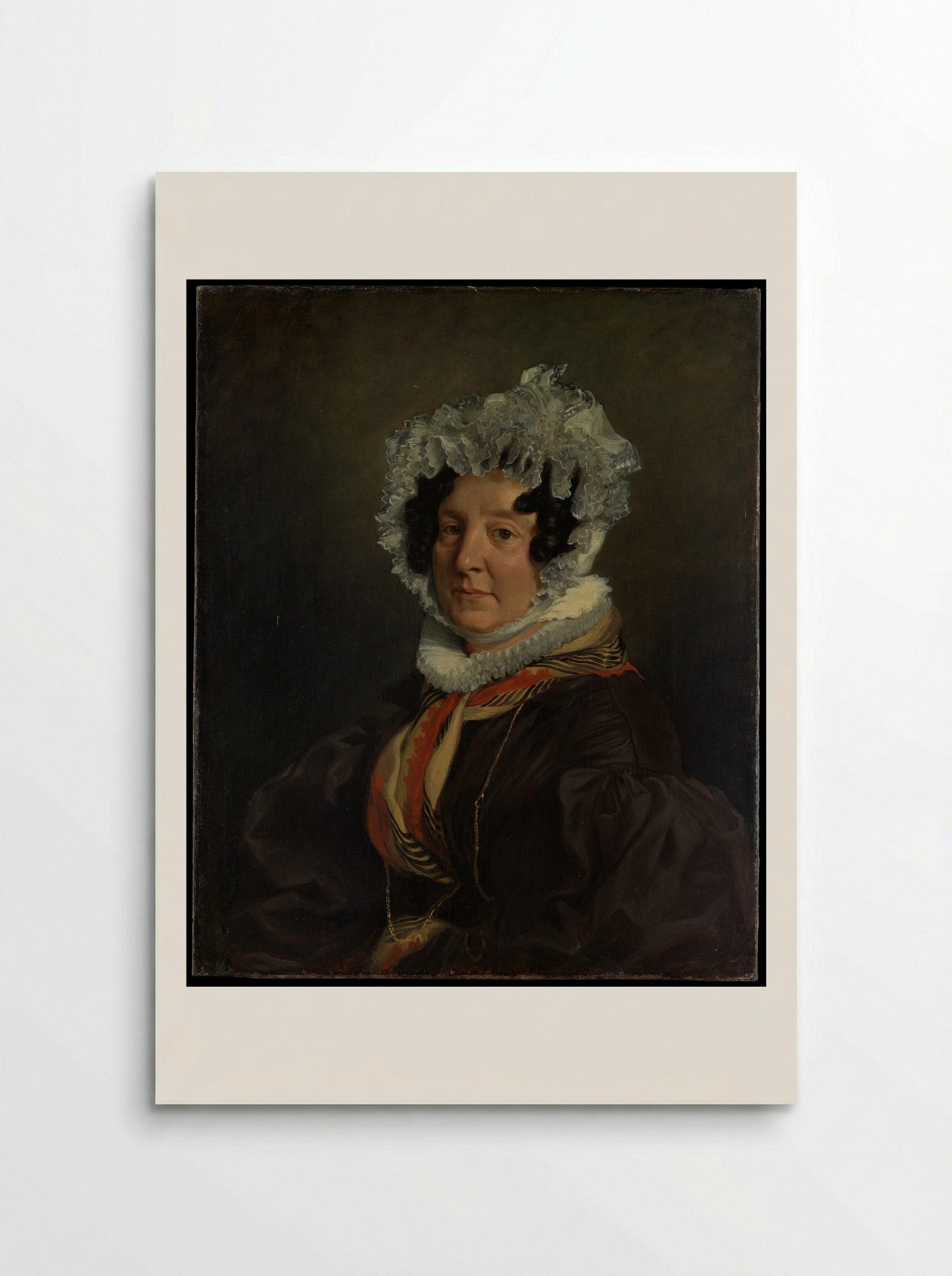 Madame Henri François Riesener (Félicité Longrois, 1786–1847) - Eugène Delacroix - Poster