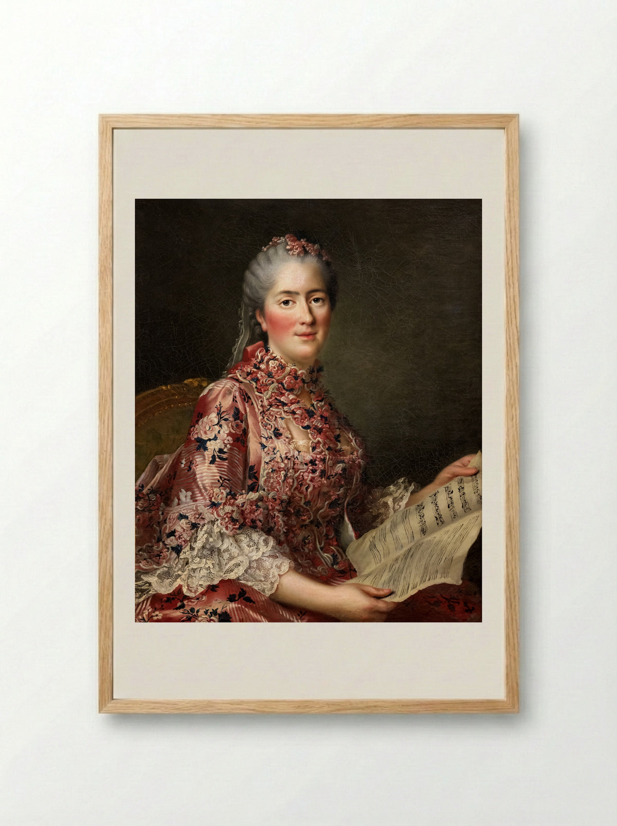 Madame Sophie de France - François-Hubert Drouais - Framed Print Wood