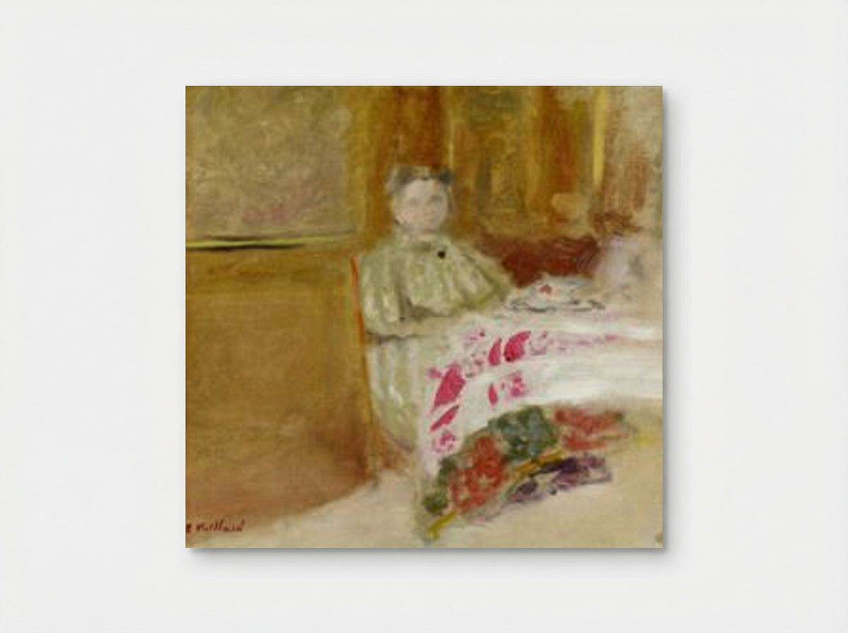 Madame Vuillard at Table - Edouard Vuillard - Poster