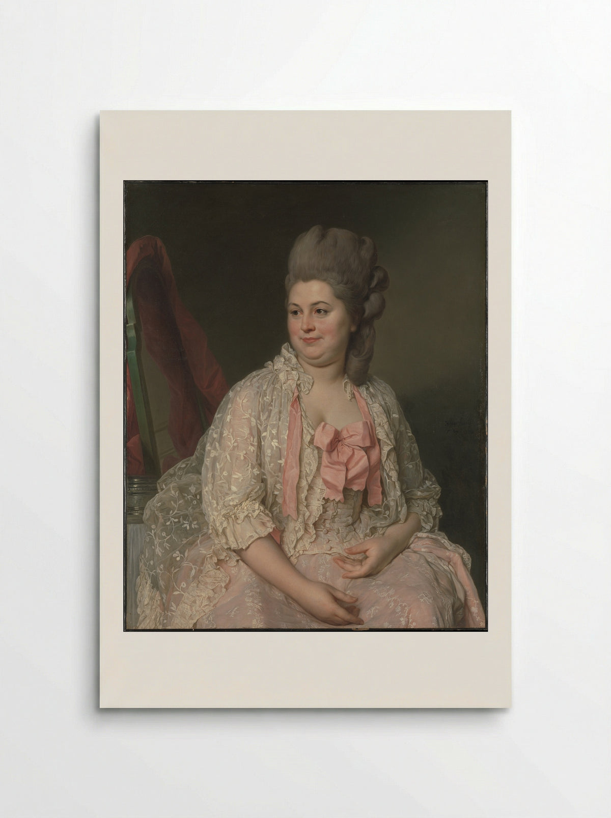 Madame de Saint-Morys - Joseph Siffred Duplessis - Poster