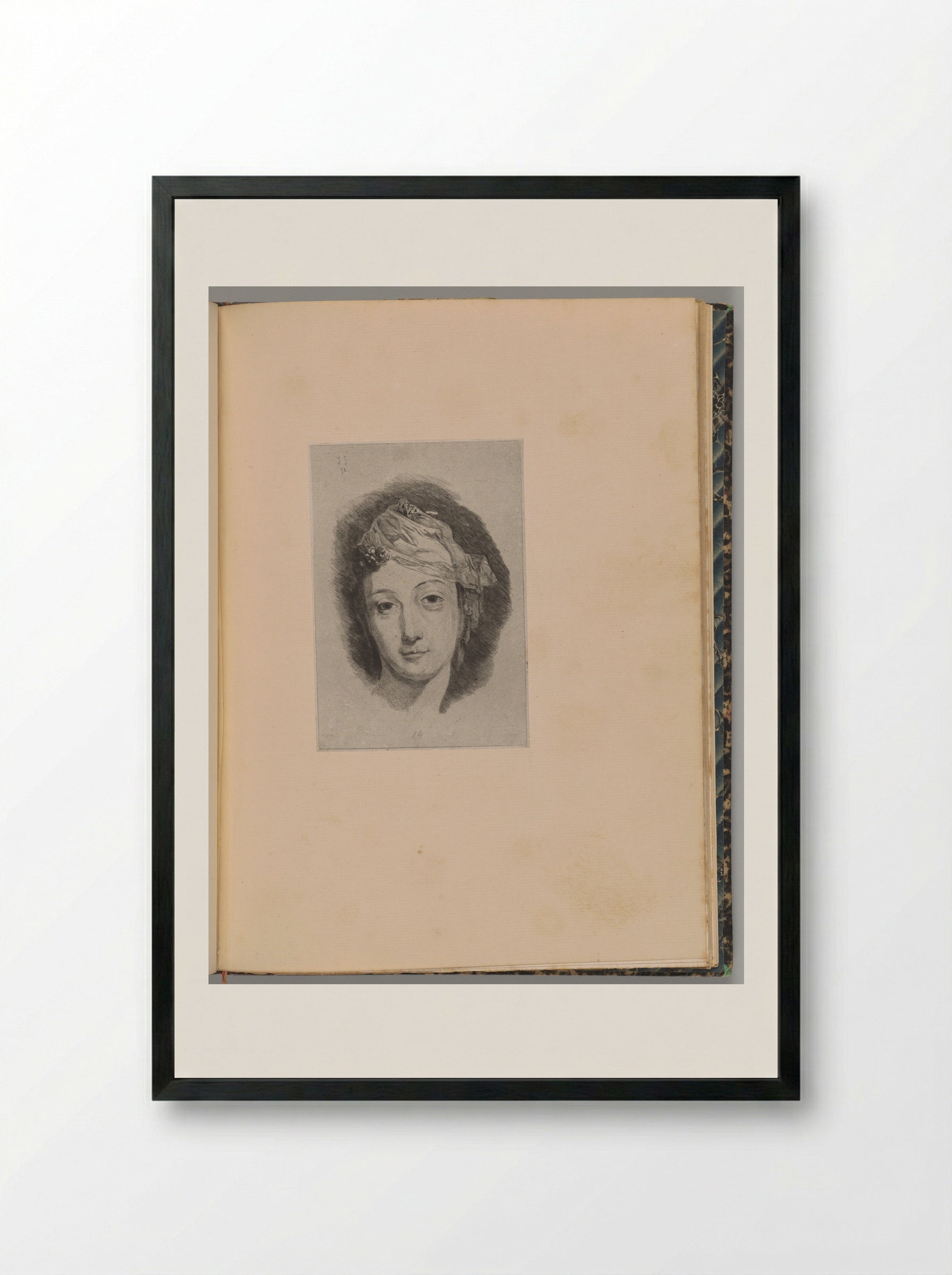 Madamoiselle Fel - Jules de Goncourt - Framed Print Black