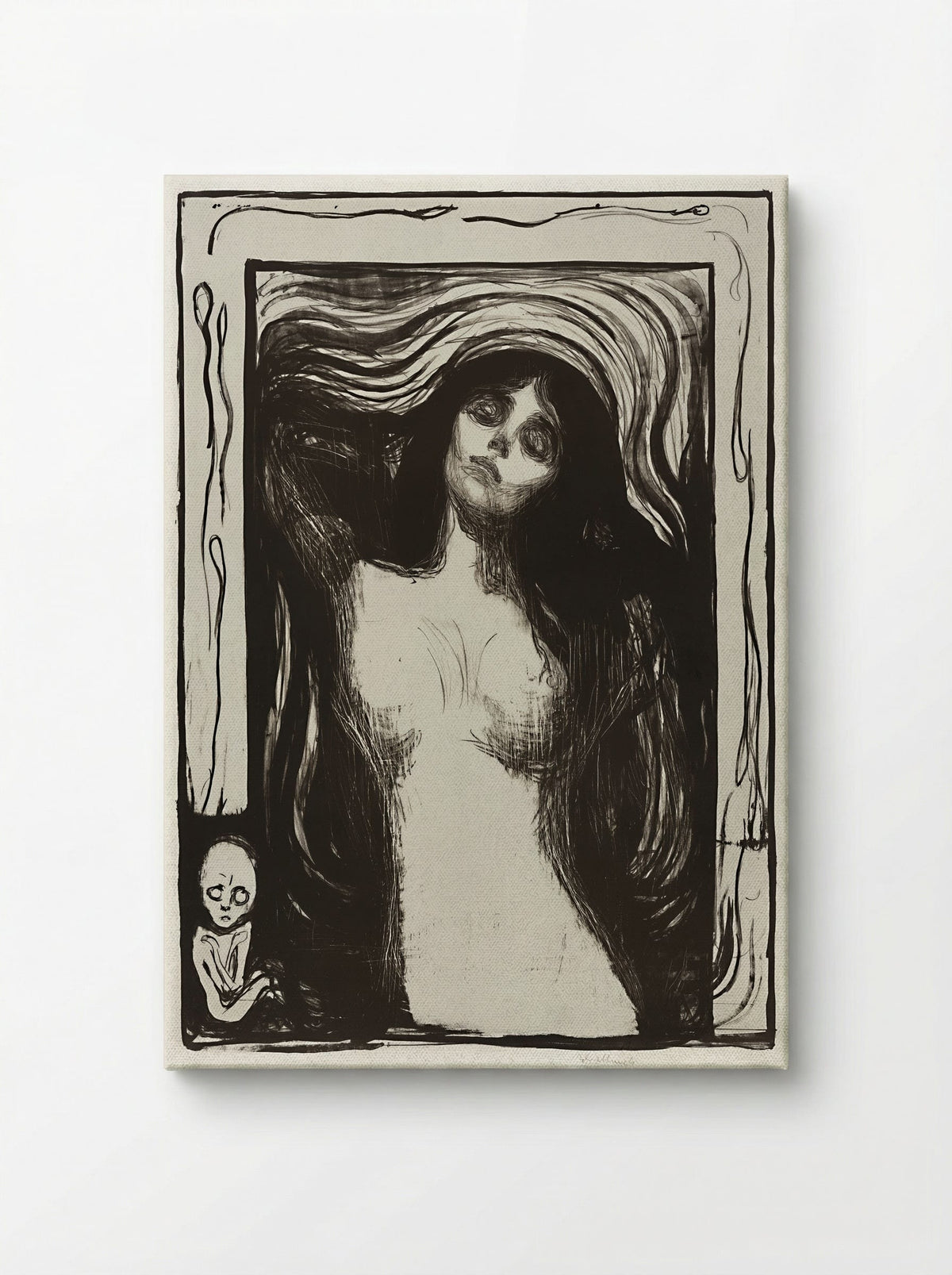 Madonna (Liebendes Weib) - Edvard Munch - Canvas