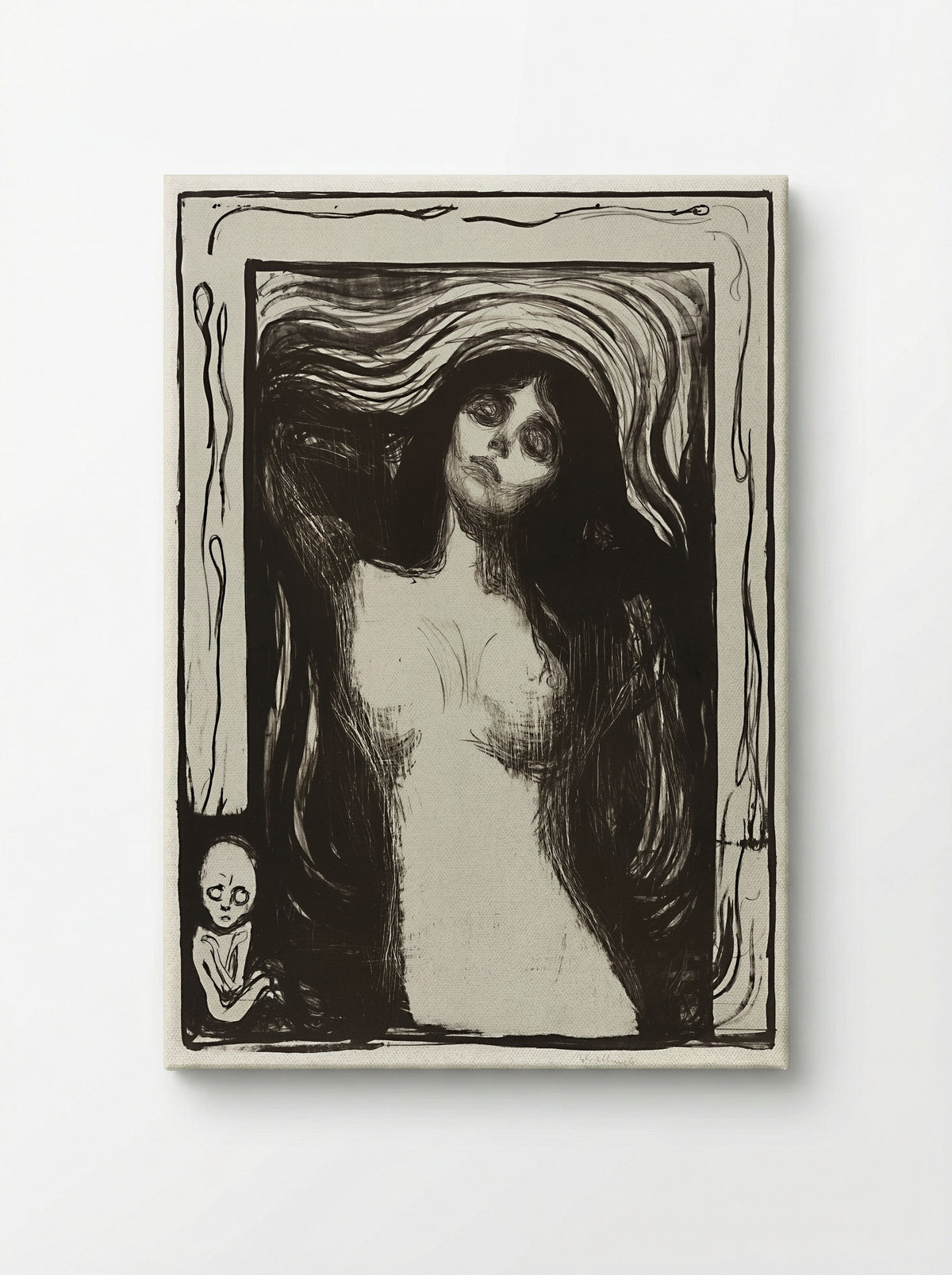 Madonna (Liebendes Weib) - Edvard Munch - Canvas