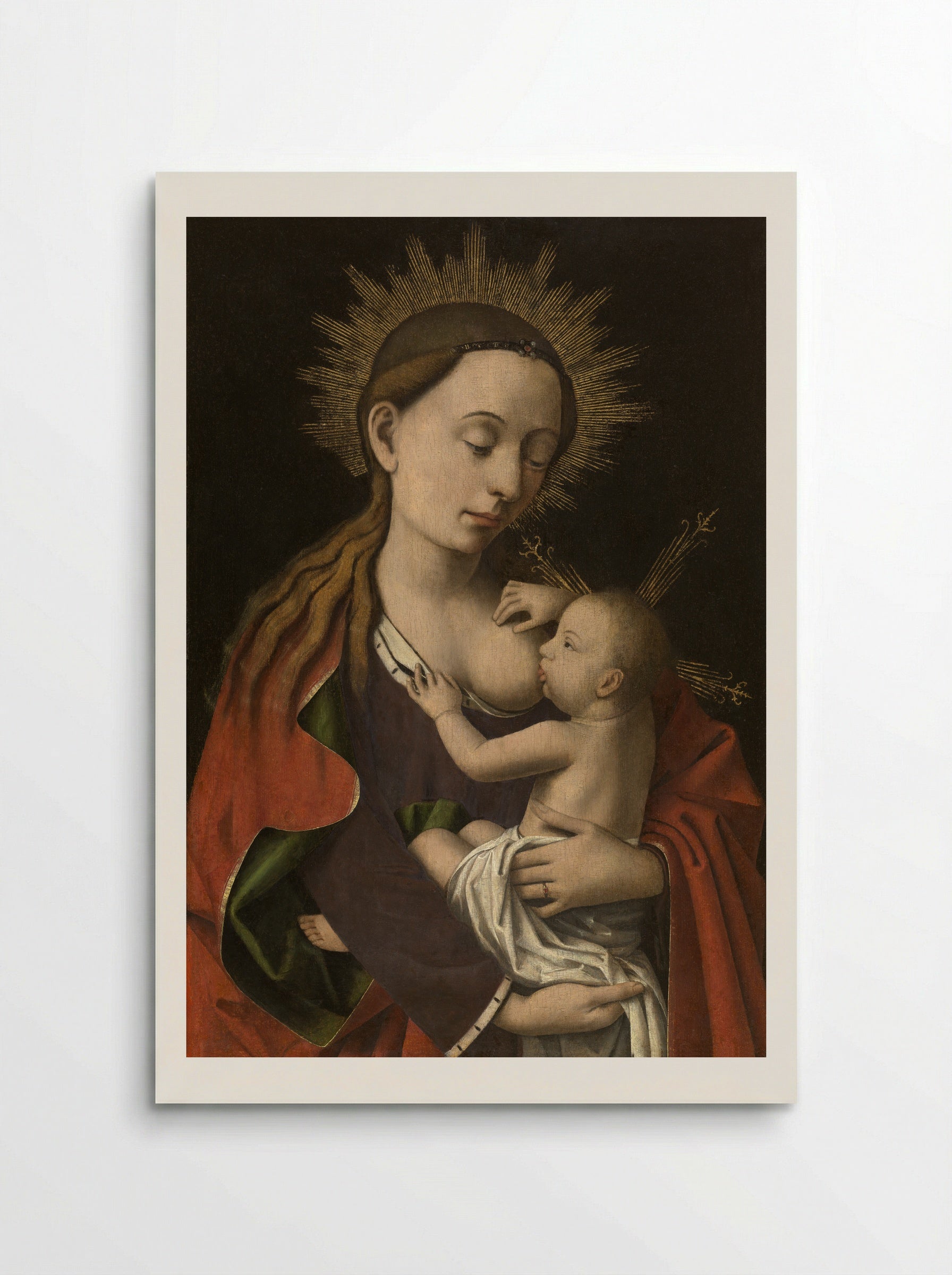 Madonna Nursing the Child - Petrus Christus - Poster