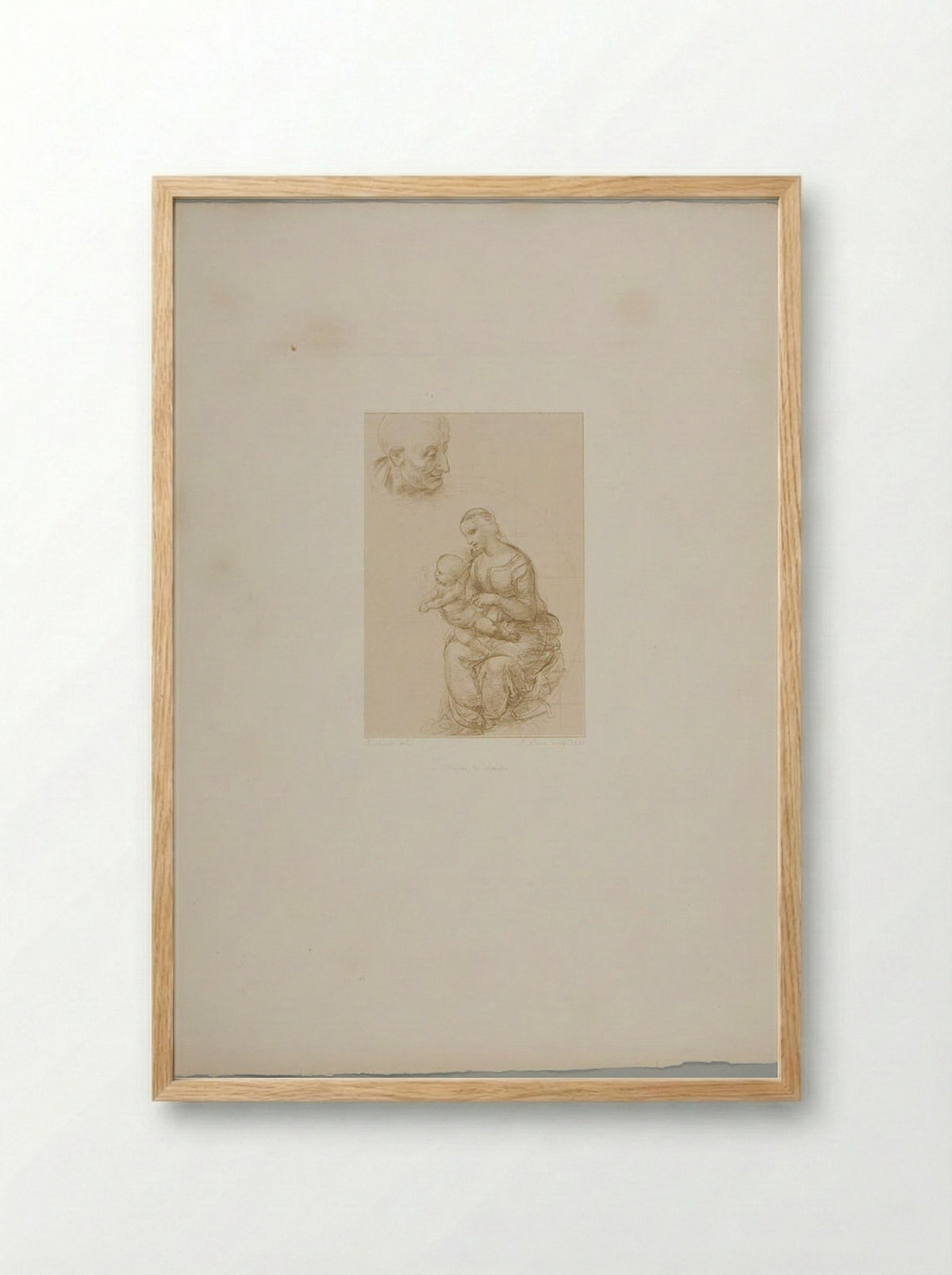 Madonna and Child (After Raphael) - Jean Bein - Framed Print Wood