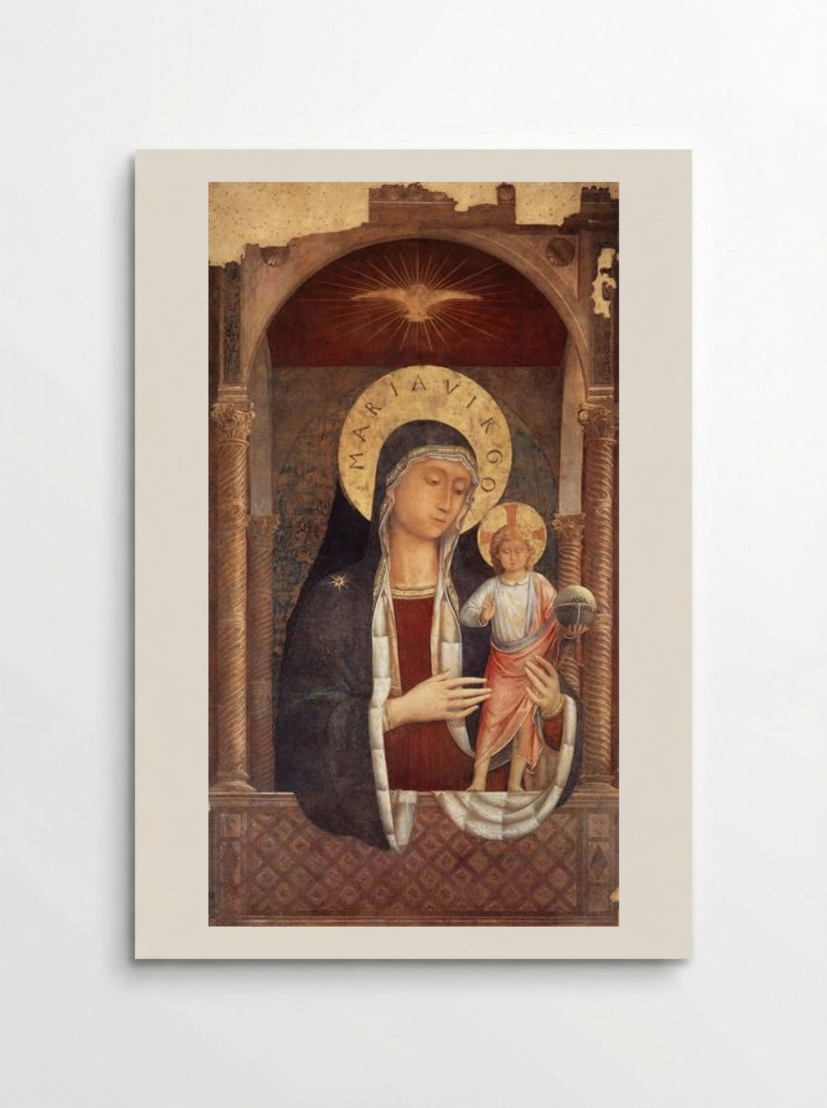 Madonna and Child Giving Blessings - Benozzo Gozzoli - Poster