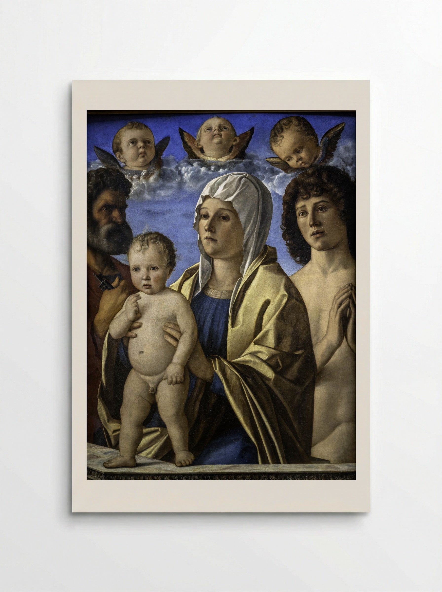 Madonna and Child with Saints - Giovanni Bellini - Poster