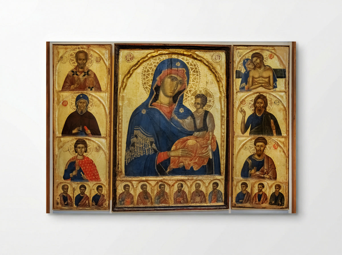 Madonna and Child with Saints - Italian (Venetian) Painter - Poster
