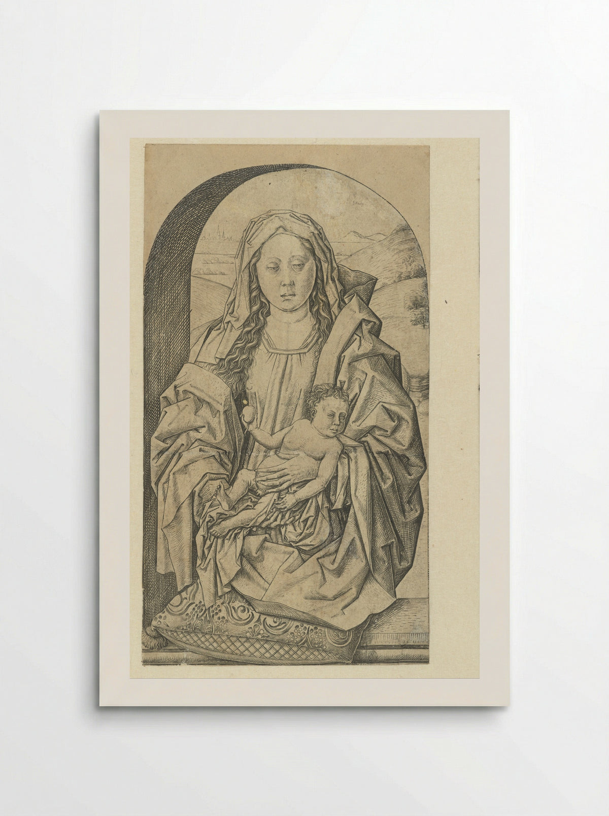Madonna and Child with a Pear - Meester FVB - Poster