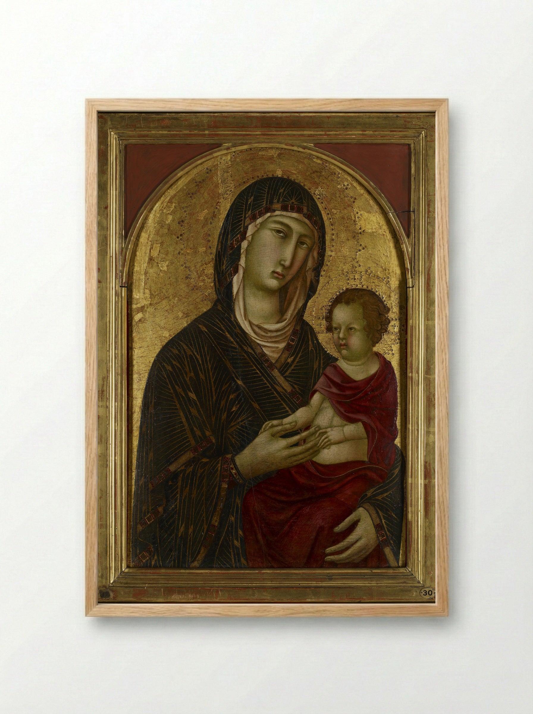 Madonna and Child - Segna di Buonaventura - Framed Print Wood