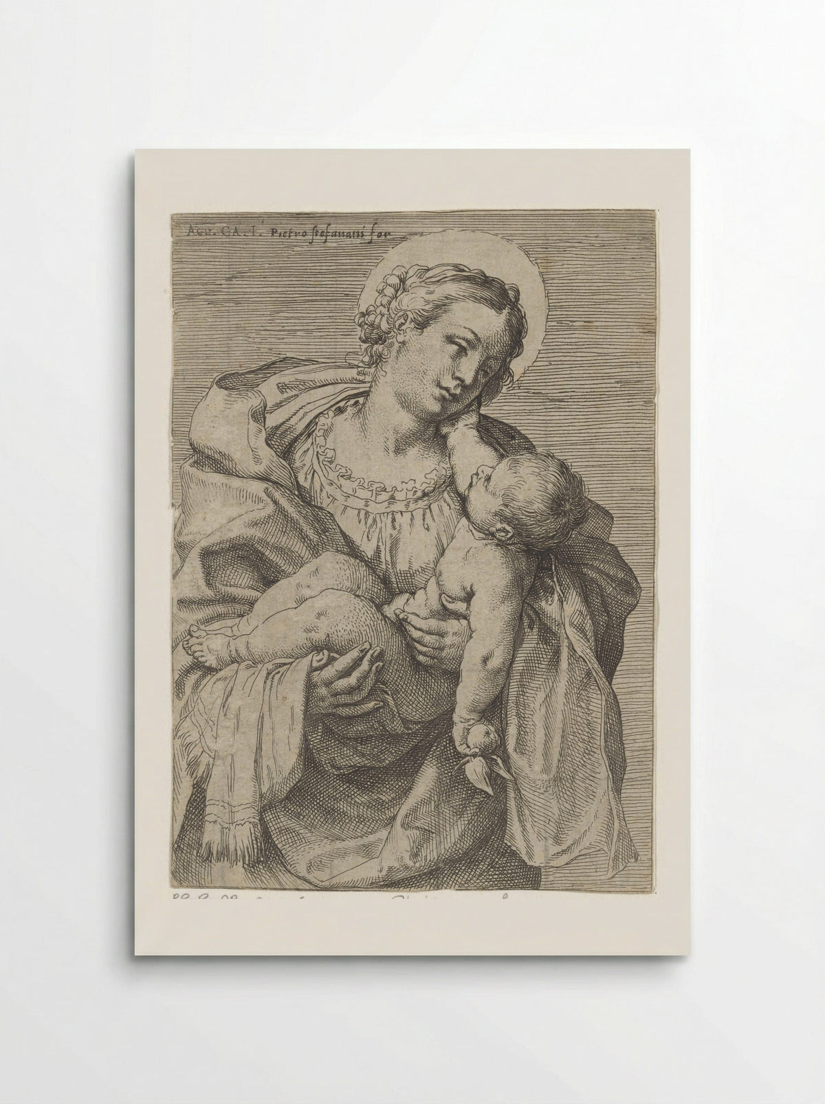 Madonna and Child - Annibale Carracci - Poster