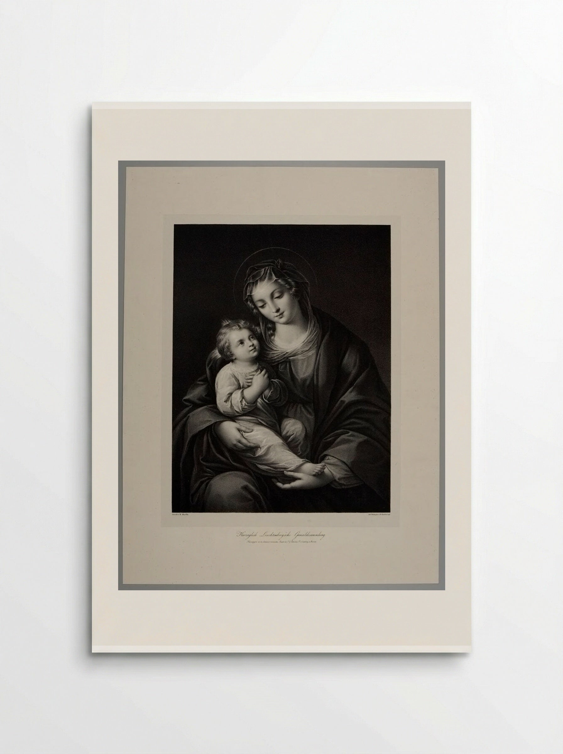 Madonna and Child - Franz Hanfstaengl - Poster
