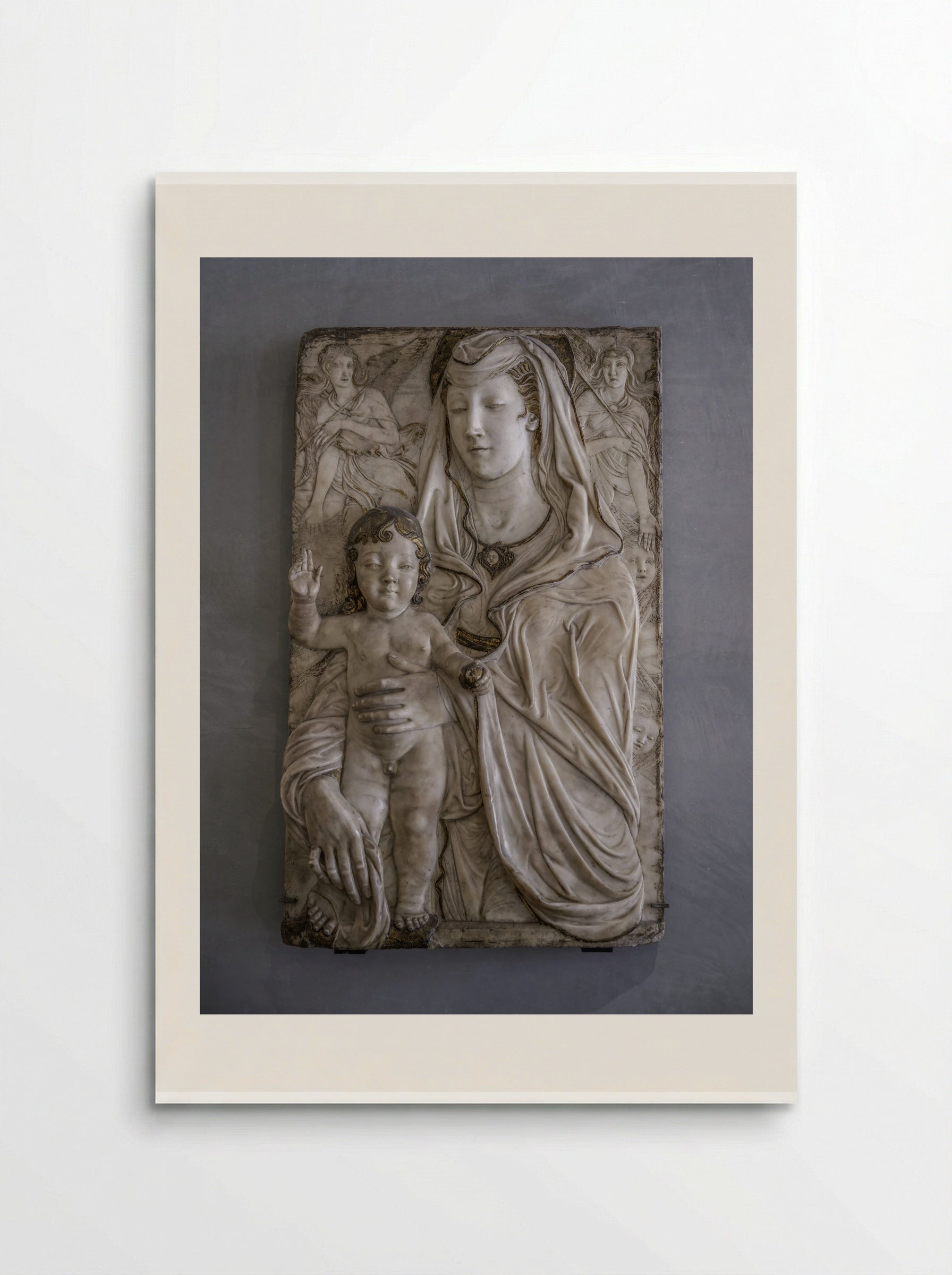 Madonna and Child - Donatello - Poster