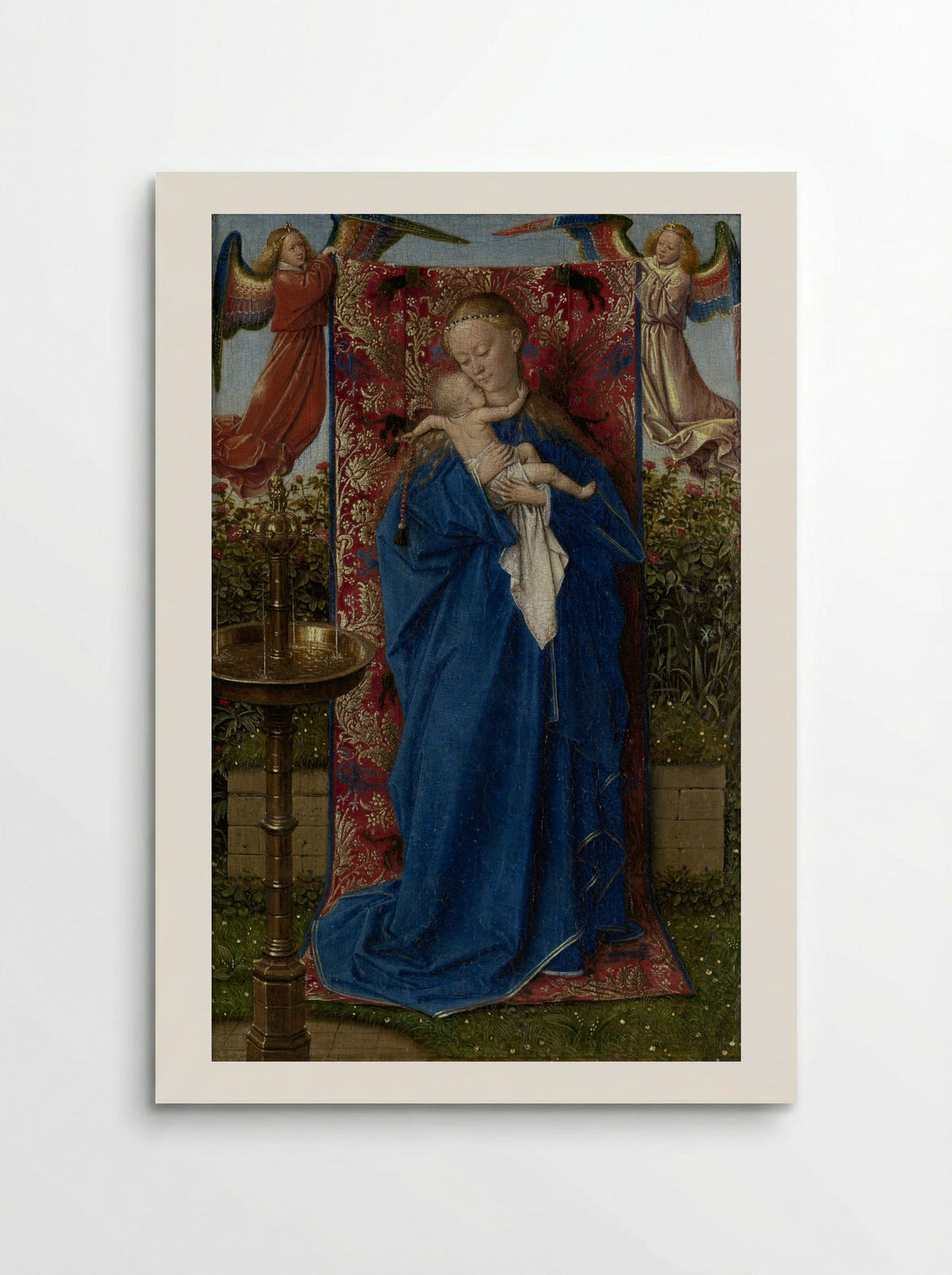 Madonna at the Fountain - Jan van Eyck - Poster