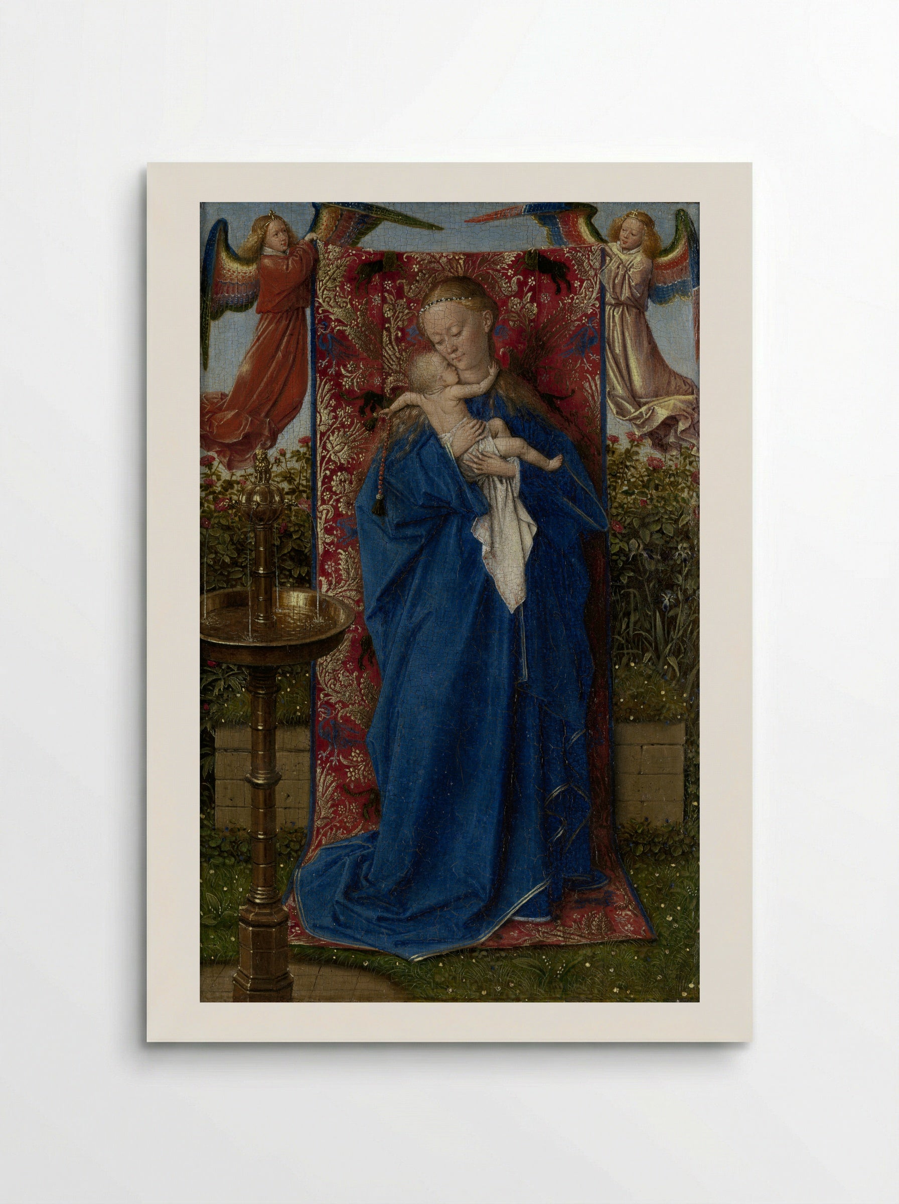 Madonna at the Fountain - Jan van Eyck - Poster