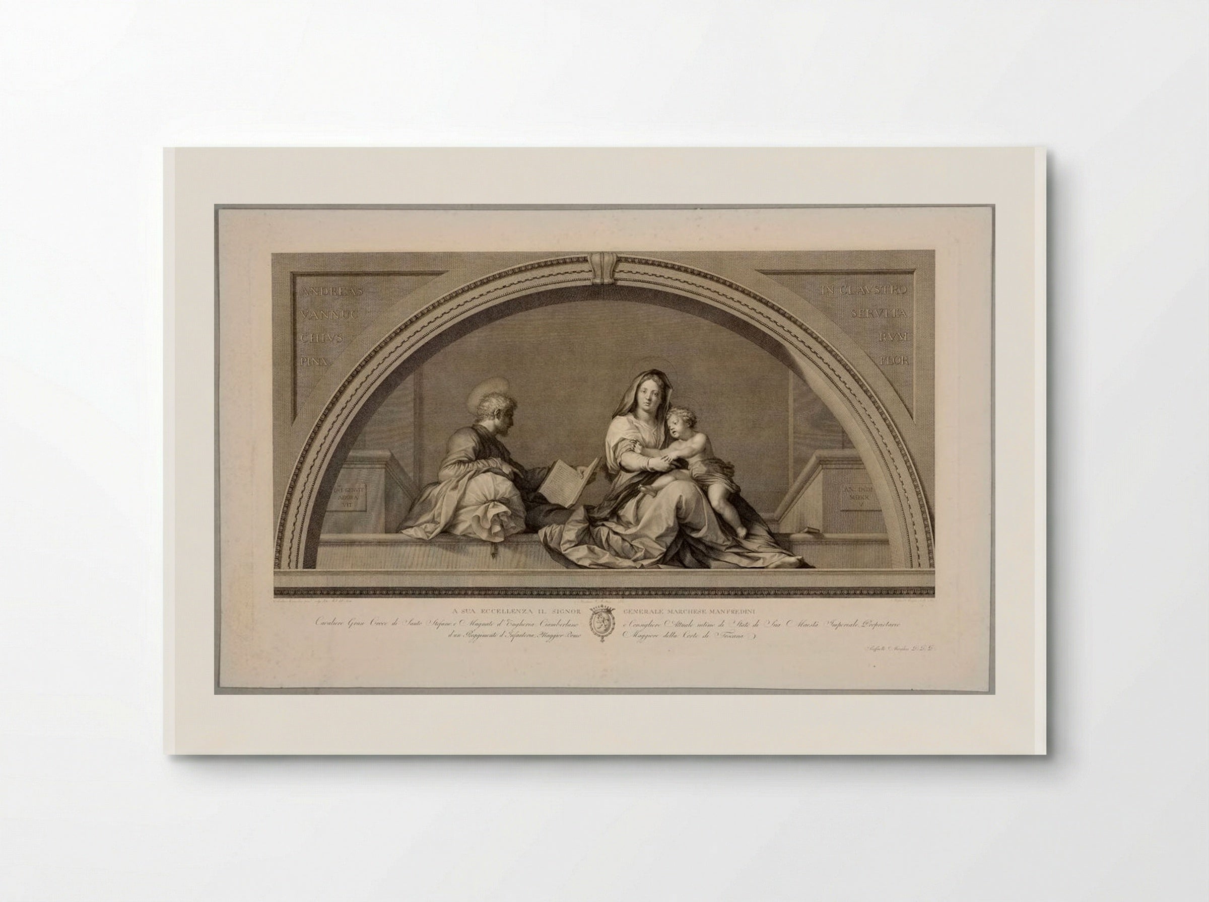 Madonna del Sacco - Raphael Morghen - Poster