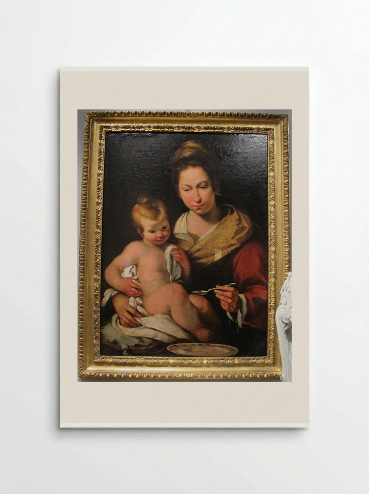 Madonna della pappa - Bernardo Strozzi - Poster
