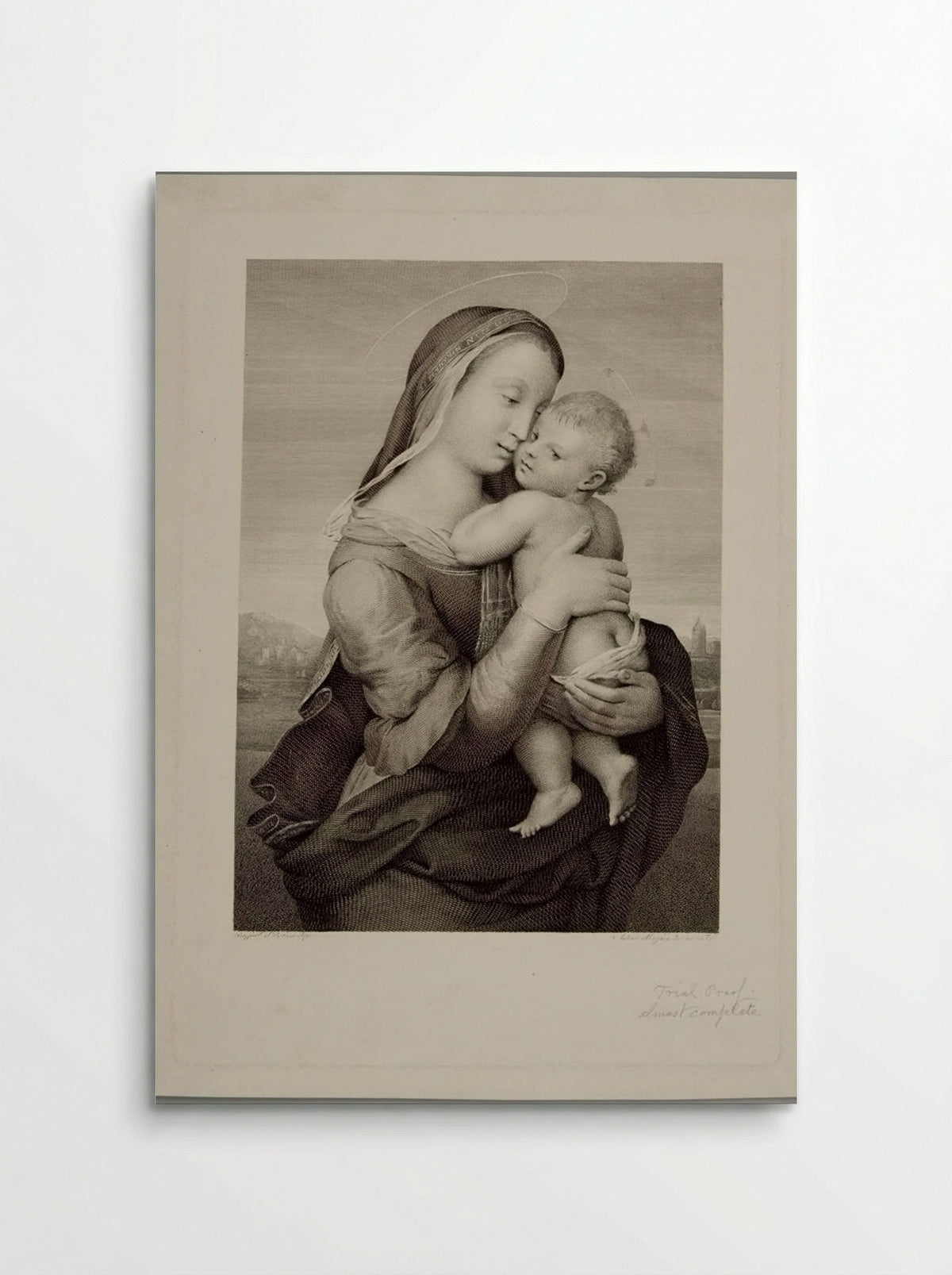 Madonna of Casa Tempi - Antonio Morghen - Poster