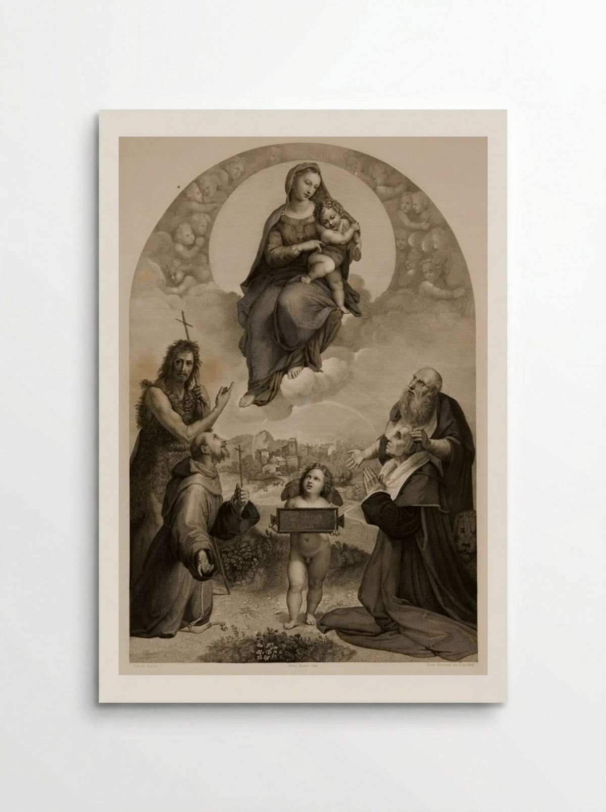 Madonna of Foligno - Pietro Marchetti - Poster