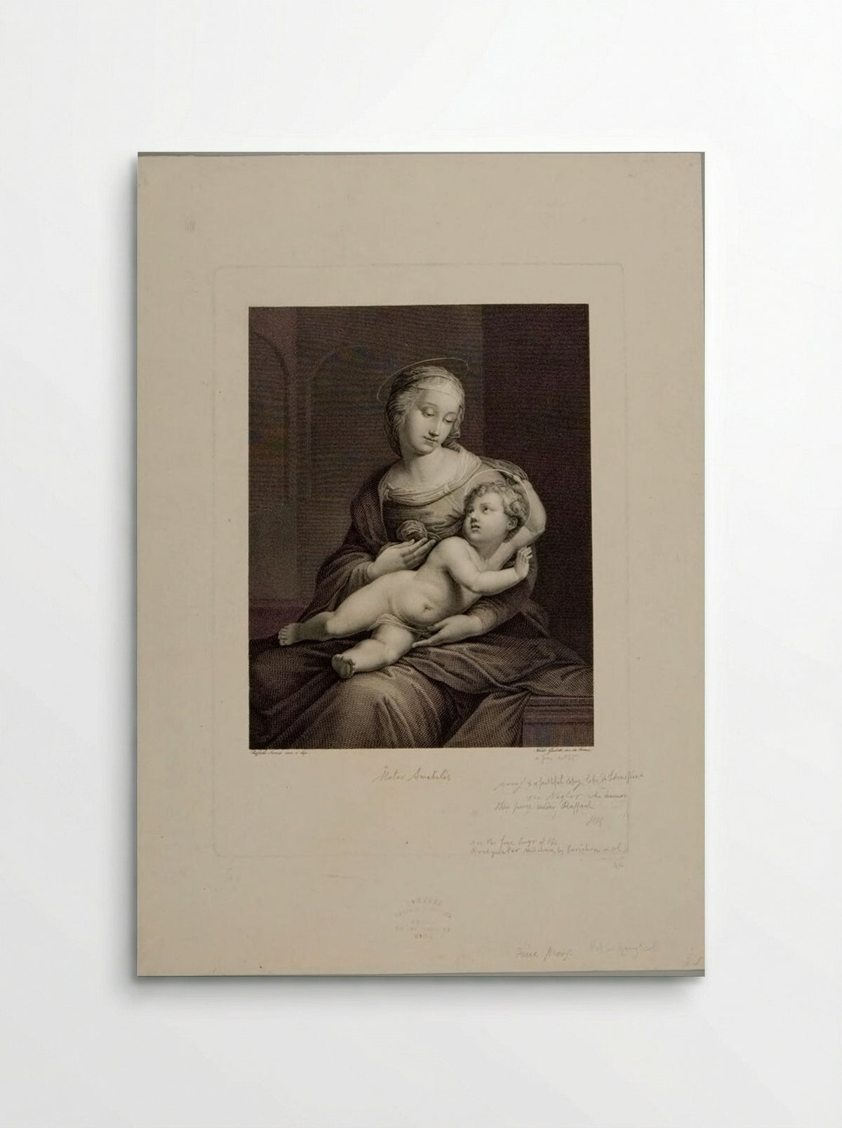 Madonna of the Bridgewater Gallery - Nicolo Guidetti - Poster