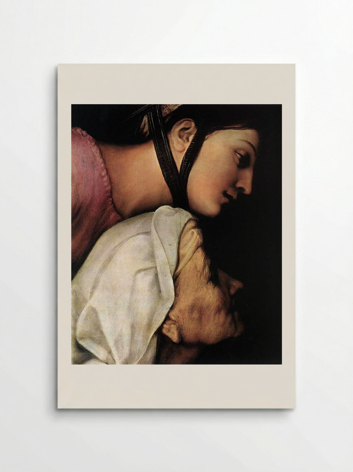 Madonna of the Cloth (detail) - Raphael - Poster