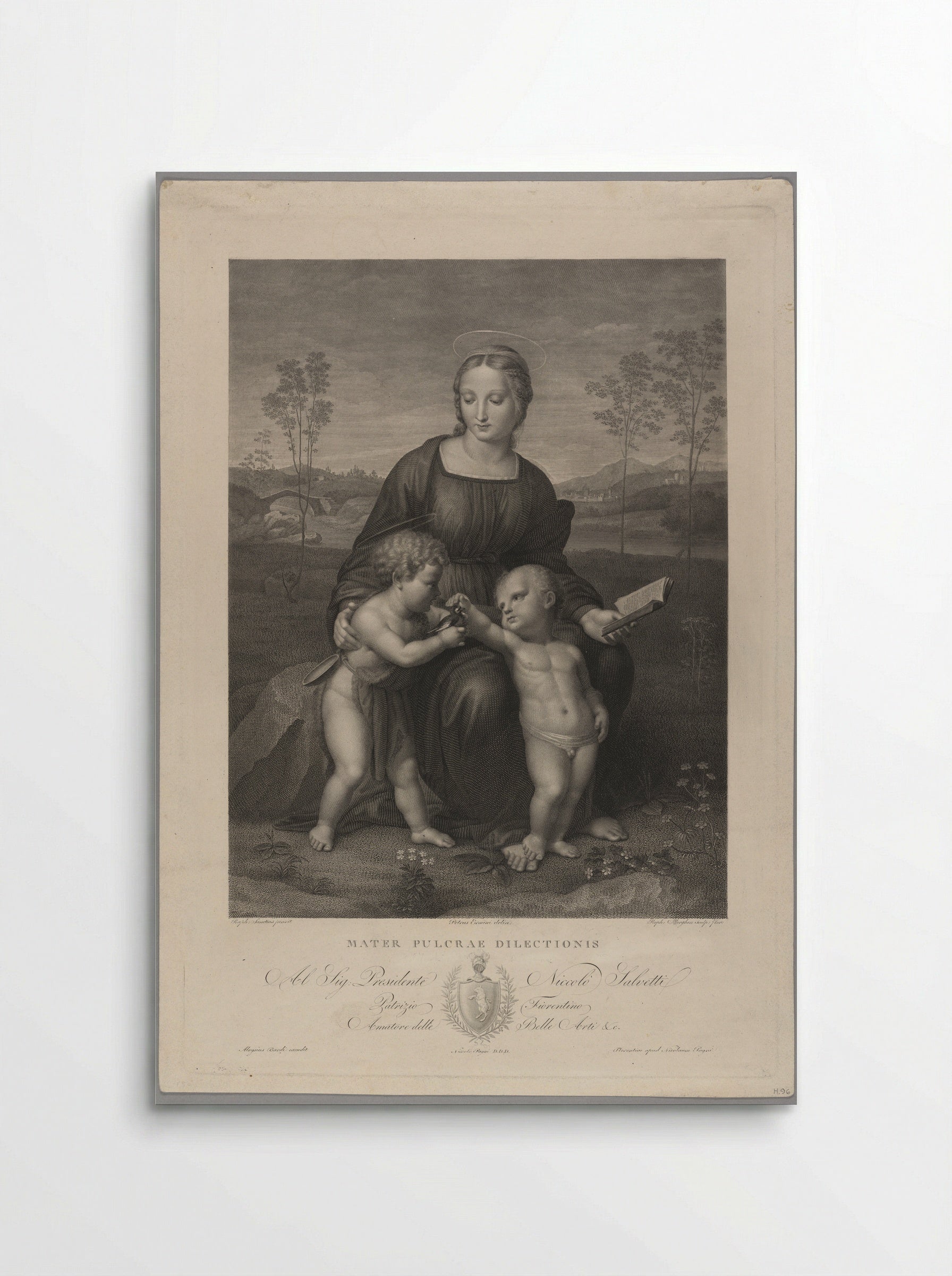 Madonna of the Goldfinch - Raphael Morghen - Poster