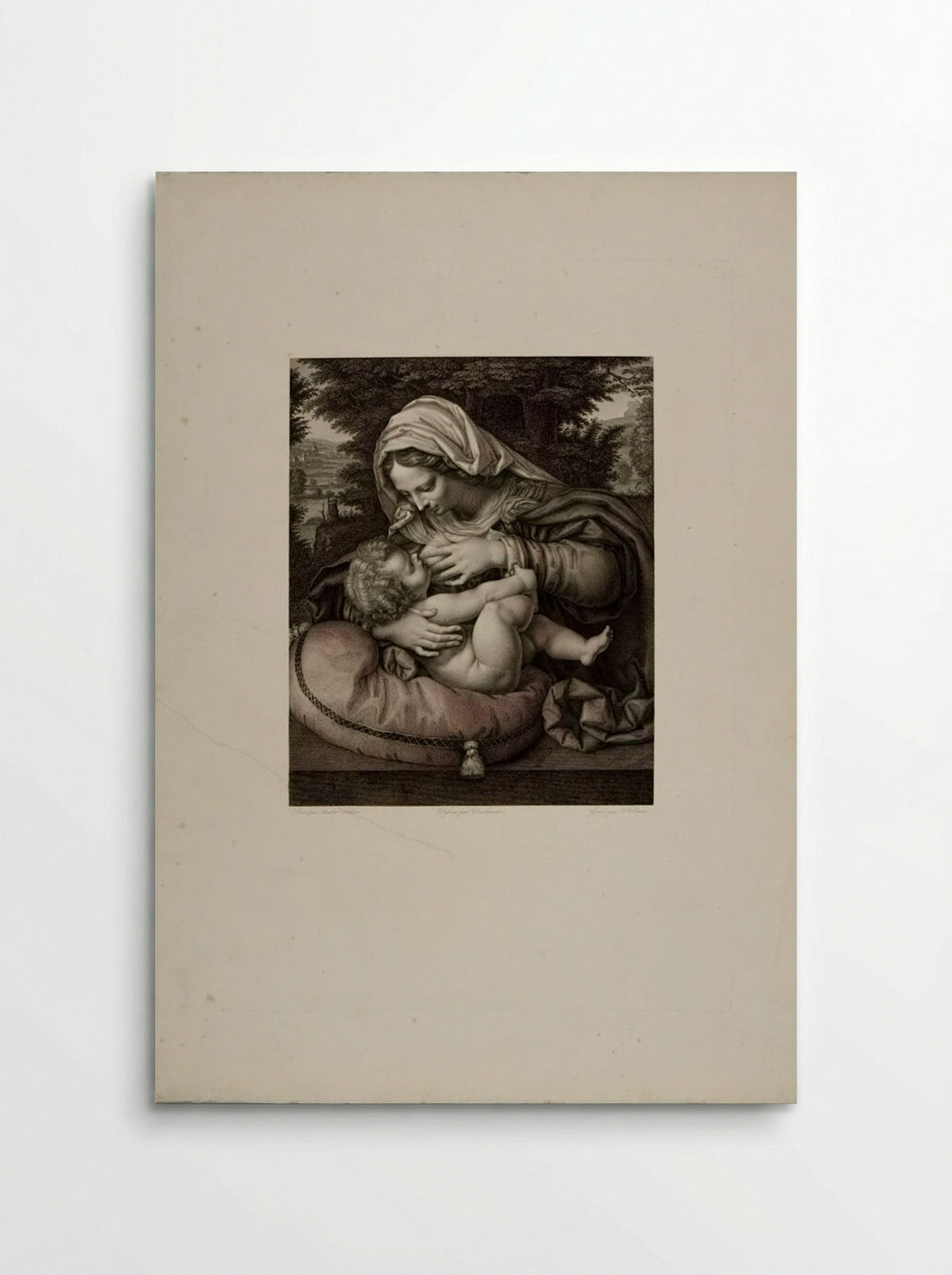 Madonna of the Green Cushion - Johann Conrad Ulmer - Poster