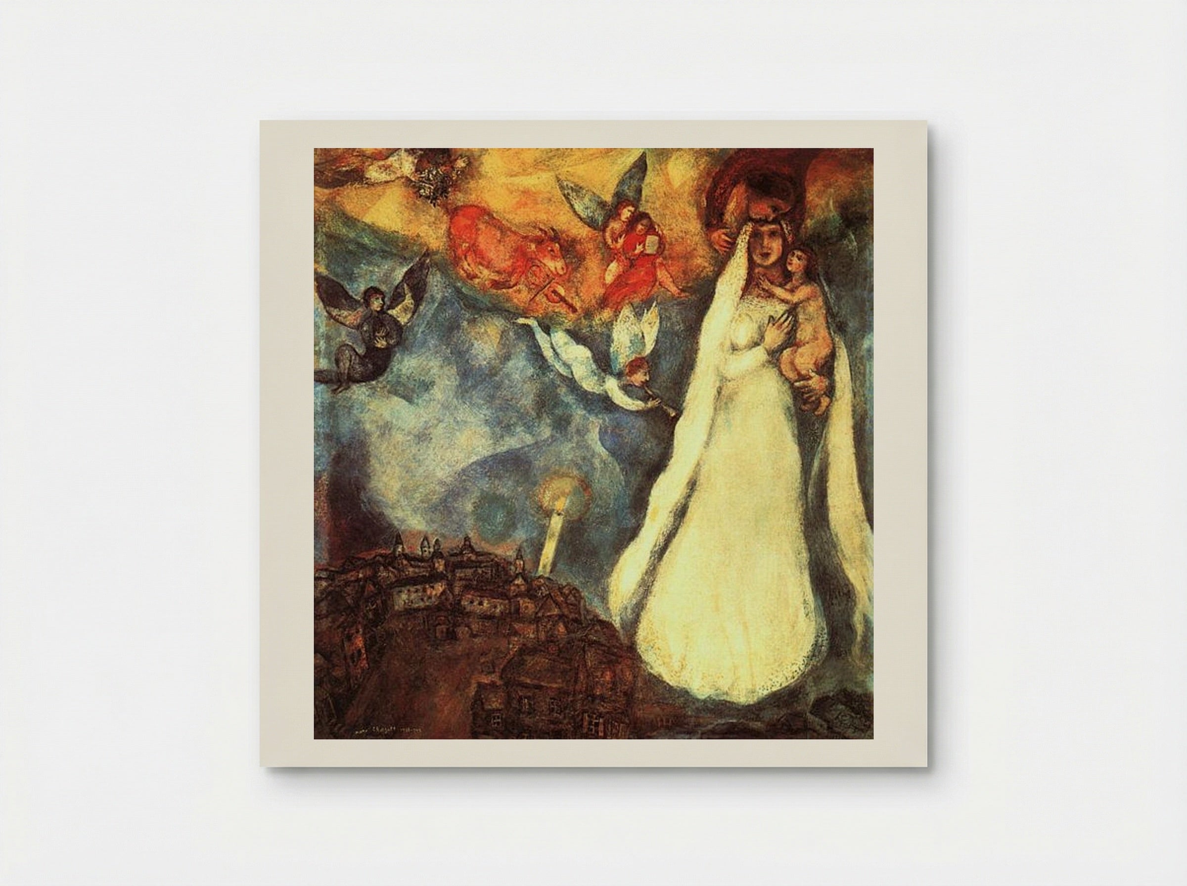 Madonna of the Village - Marc Chagall - Poster
