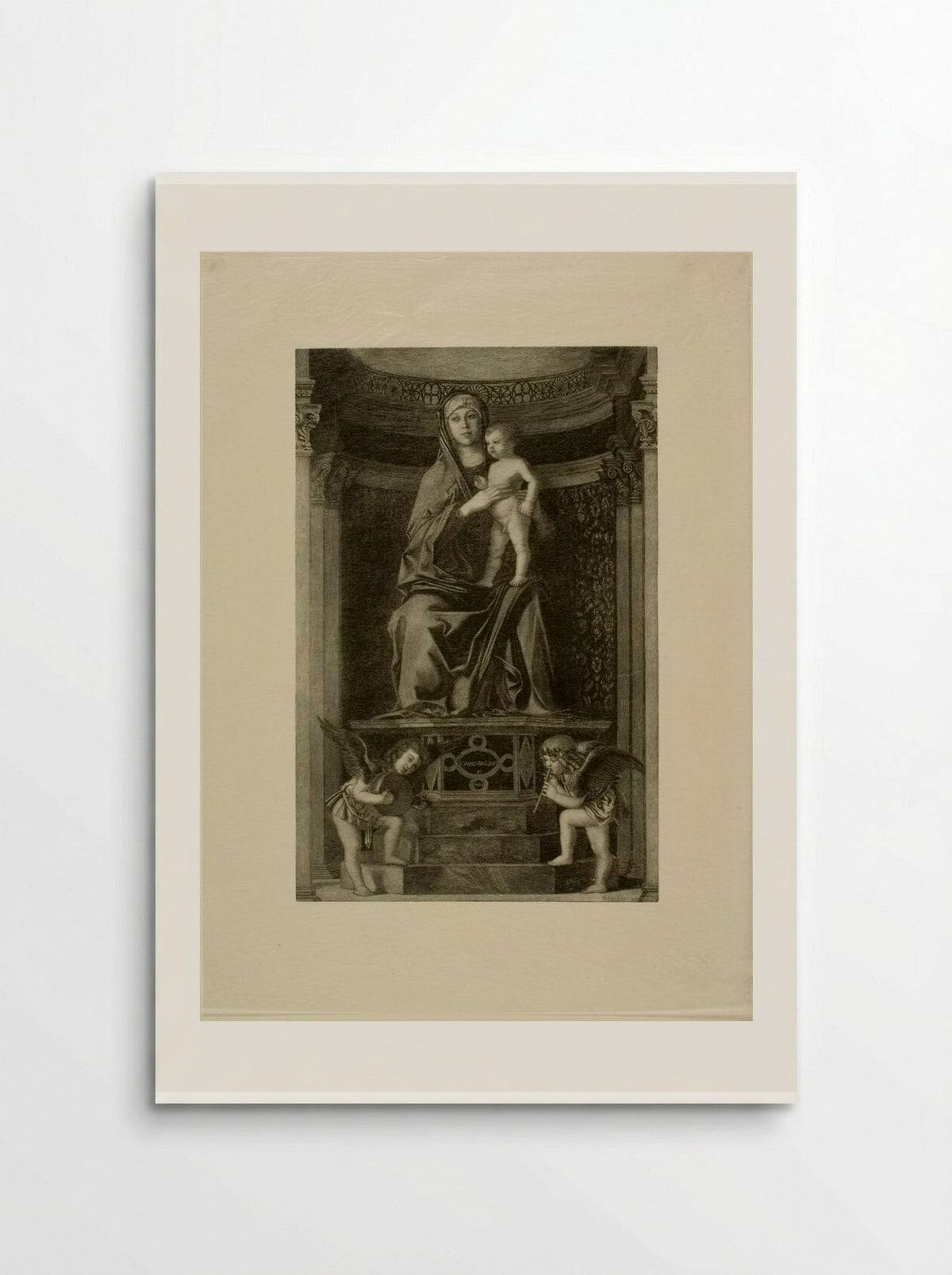 Madonna with Musical Angels - Timothy Cole - Poster
