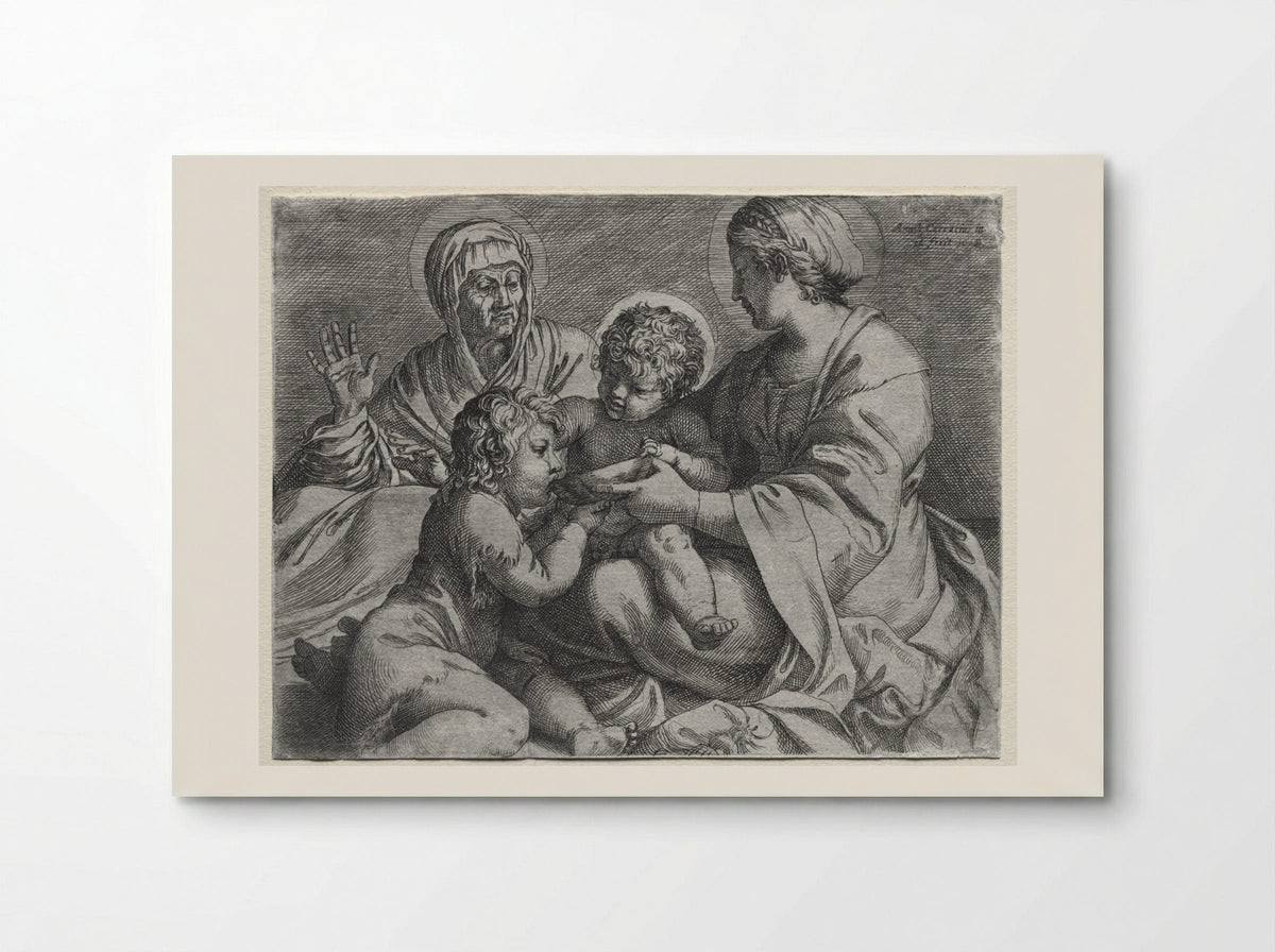 Madonna with the Bowl - Annibale Carracci - Poster