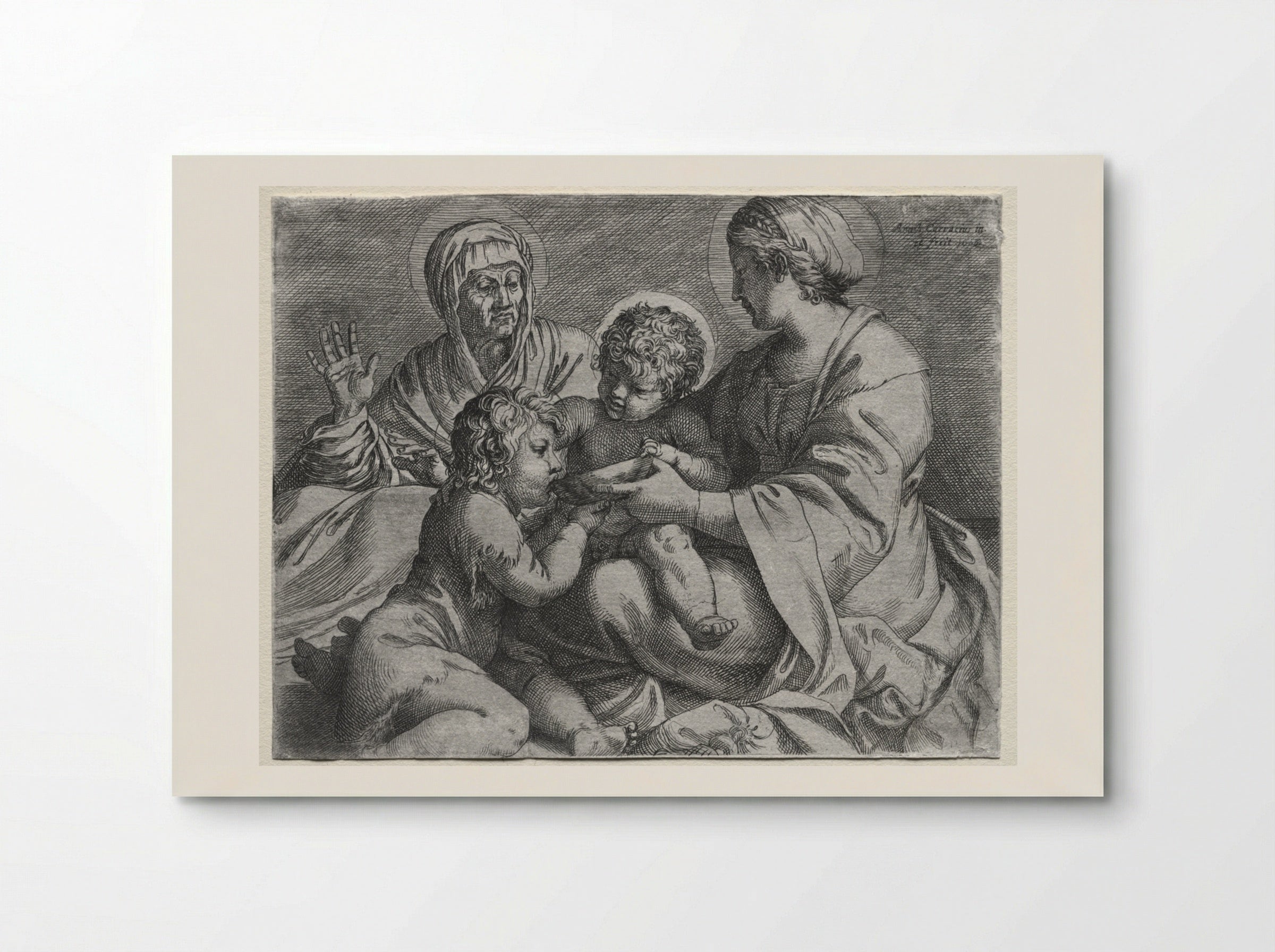 Madonna with the Bowl - Annibale Carracci - Poster