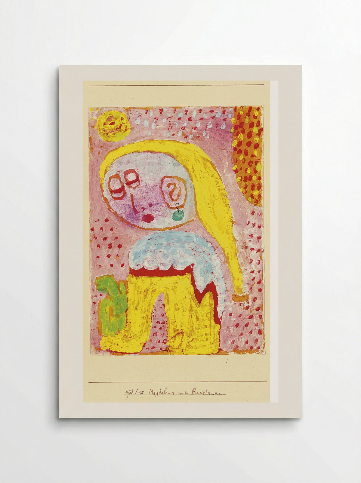 Magdalena before the conversion - Paul Klee - Poster