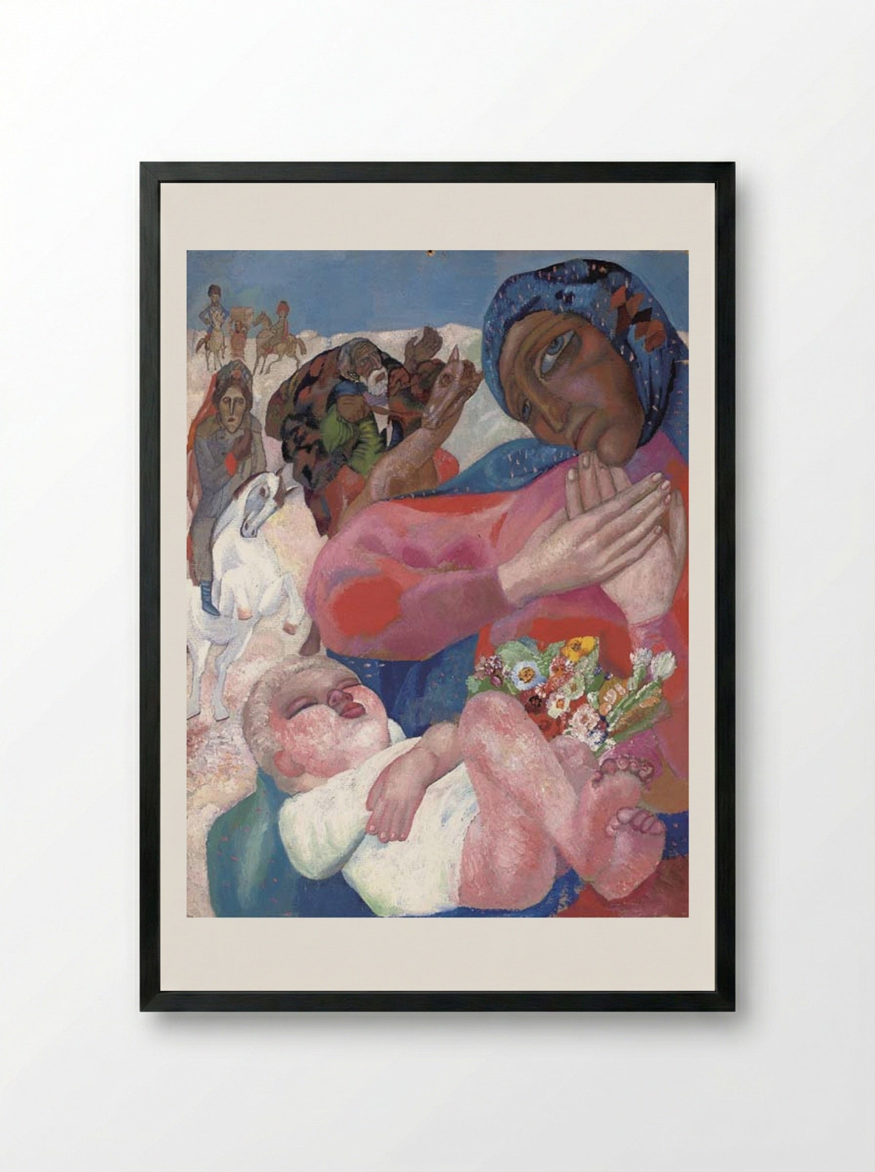 Magi - Pavel Filonov - Framed Print Black
