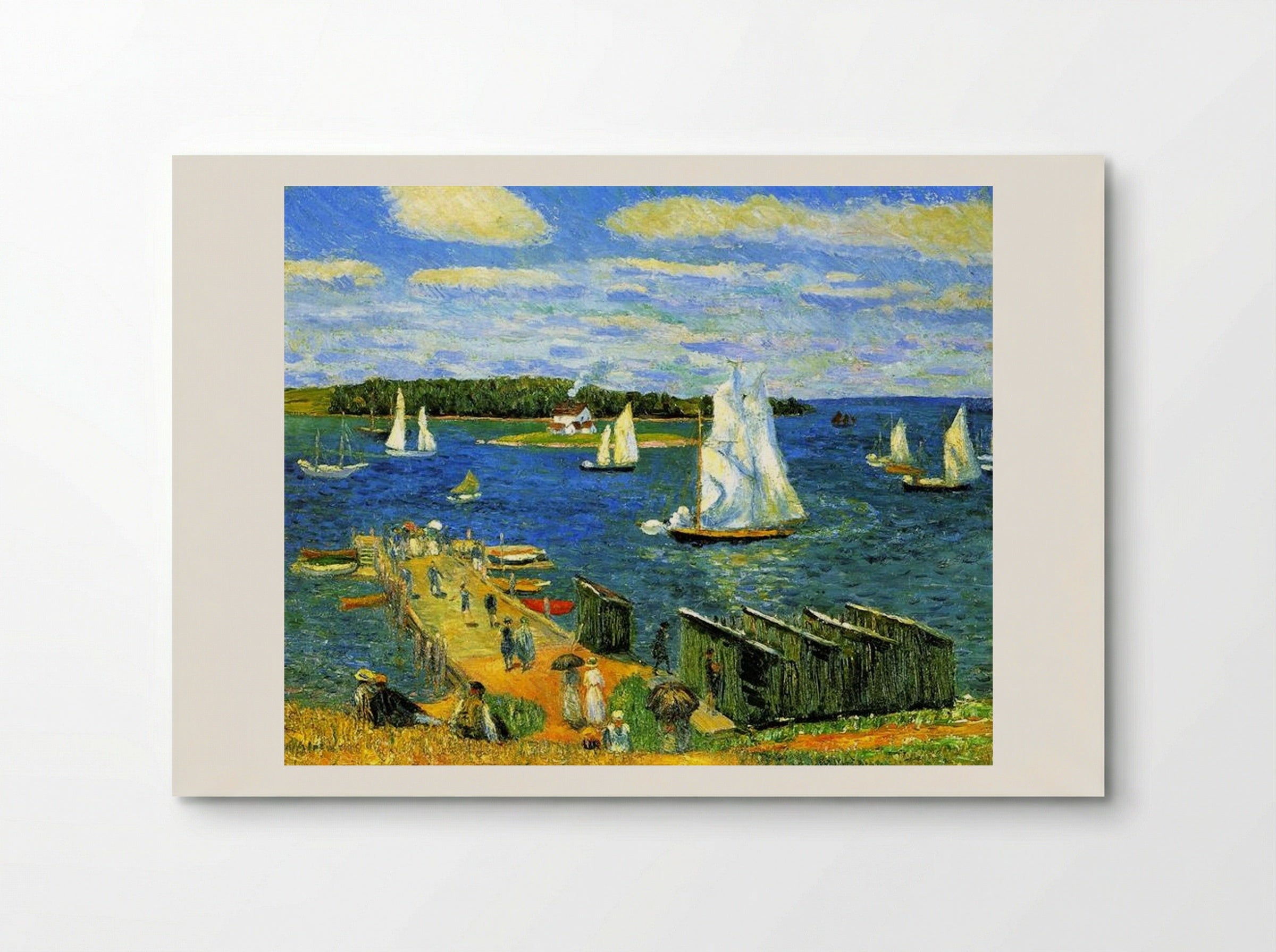 Mahone Bay - William James Glackens - Poster