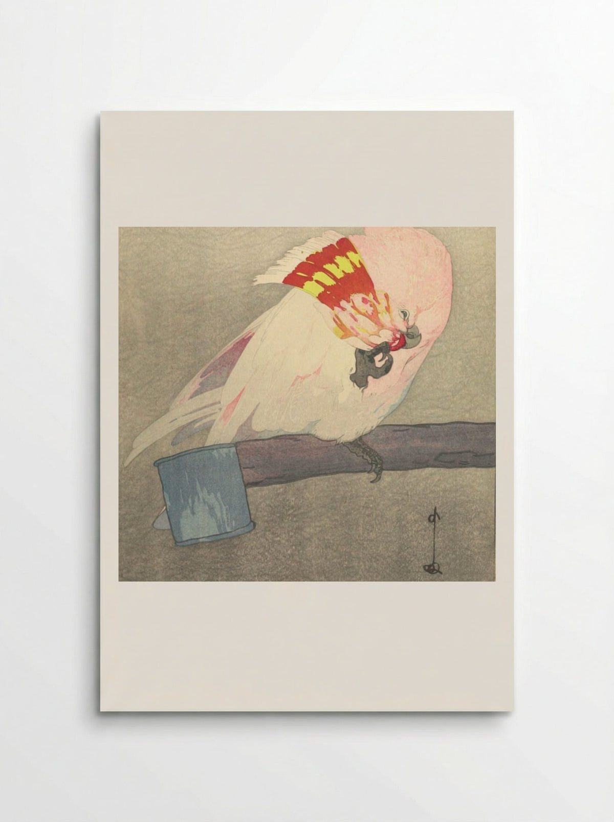 Major Mitchell's Cockatoo - Yoshida Hiroshi - Poster