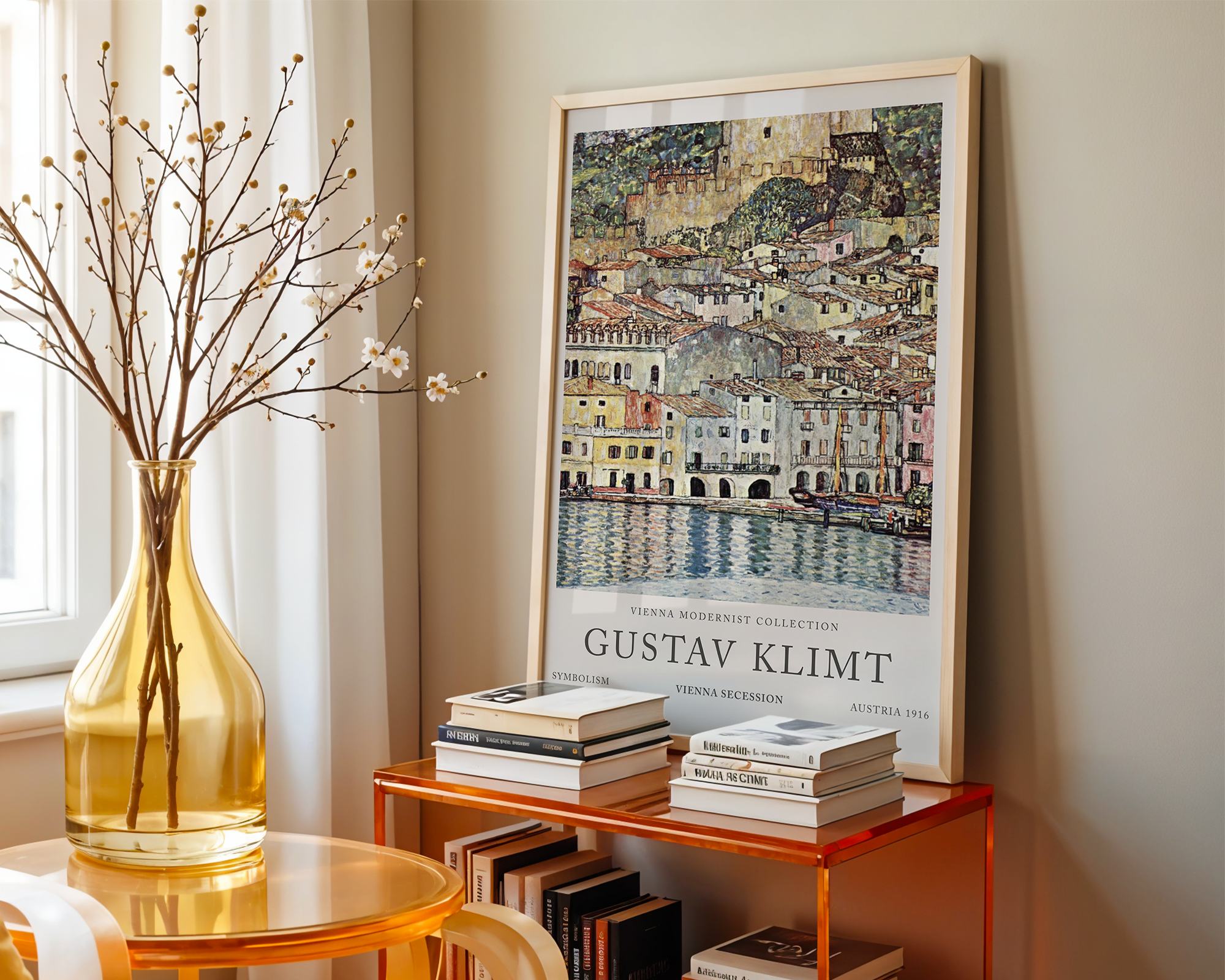 Malcesine-am-Gardasee-(1913)---Gustav-Klimt mockup