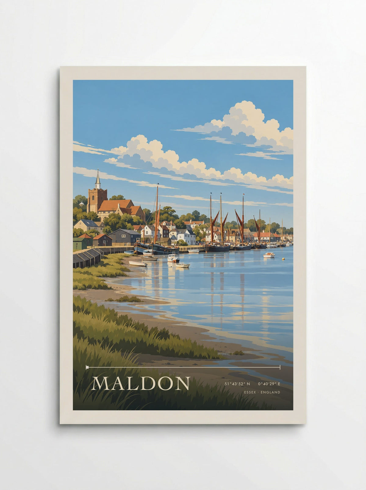 Maldon, Essex | Travel Poster - Poster