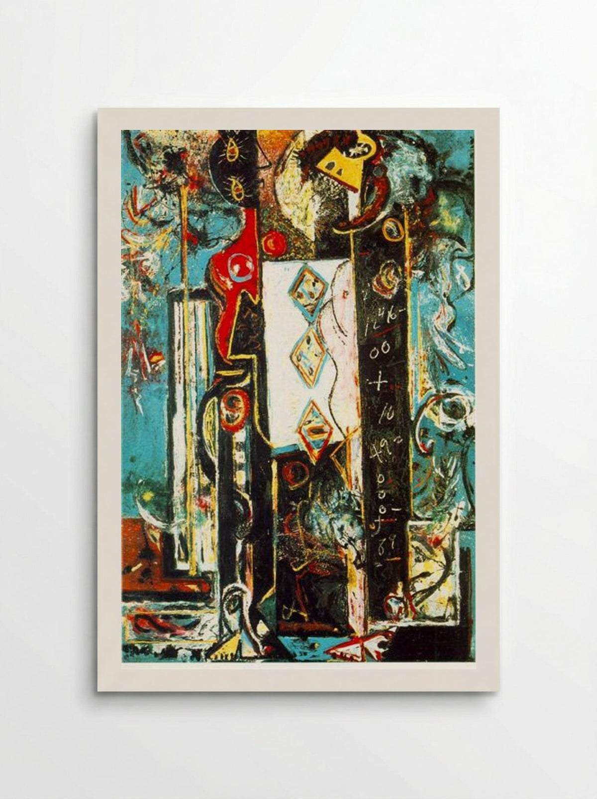 Male and Female - Jackson Pollock - Poster