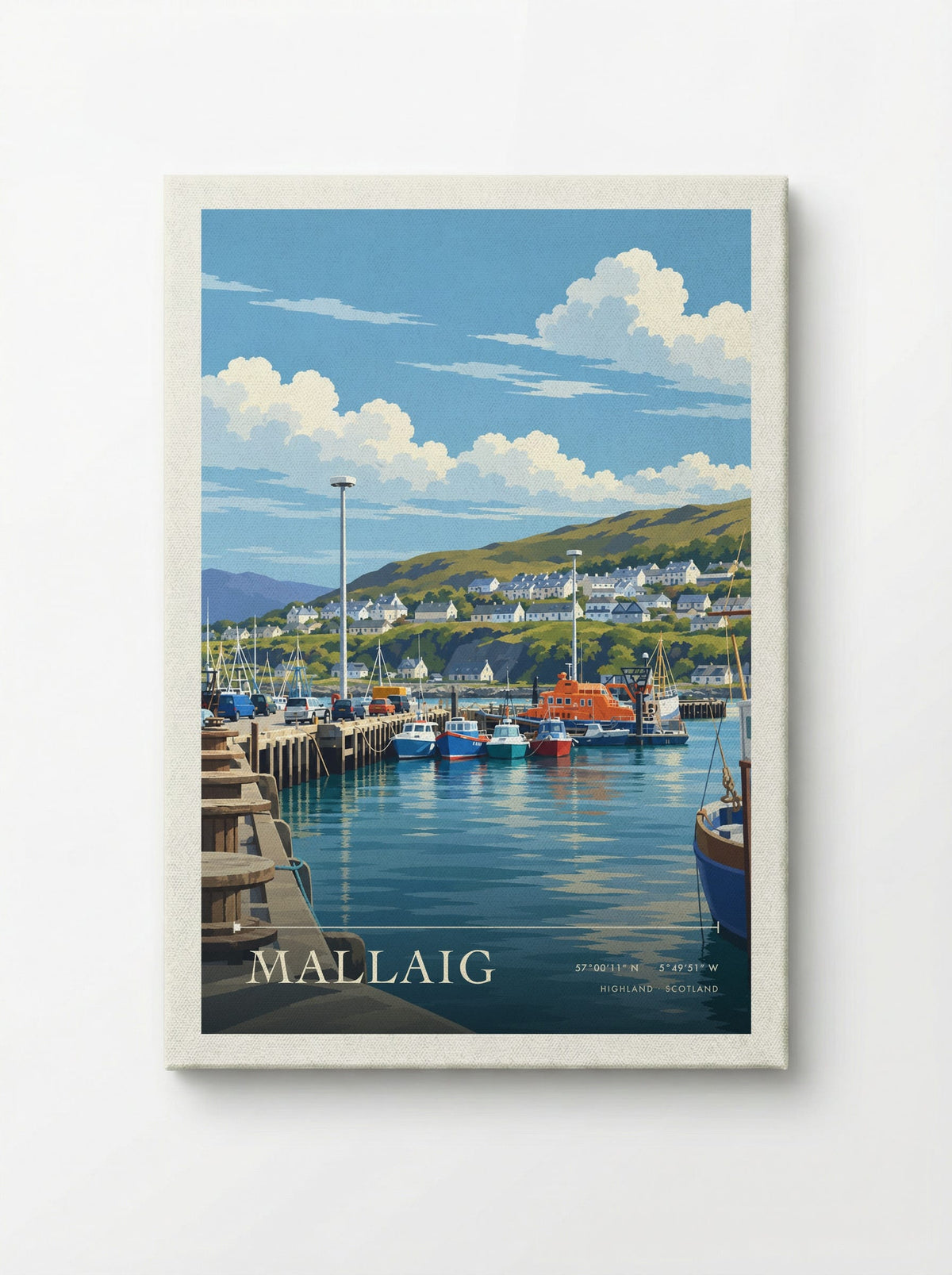 Mallaig, Highland | Travel Poster - Canvas