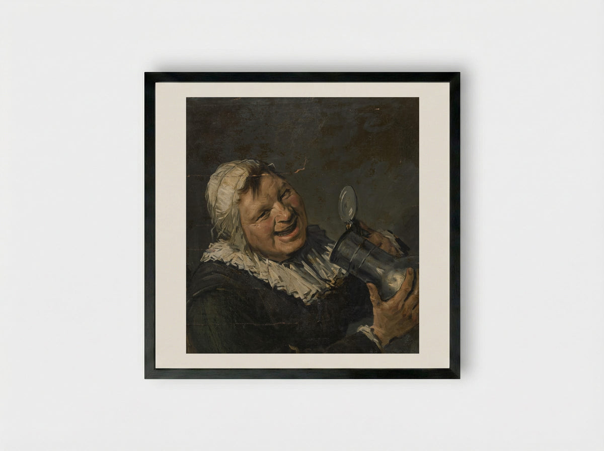 Malle Babbe - Han van Meegeren - Framed Print Black