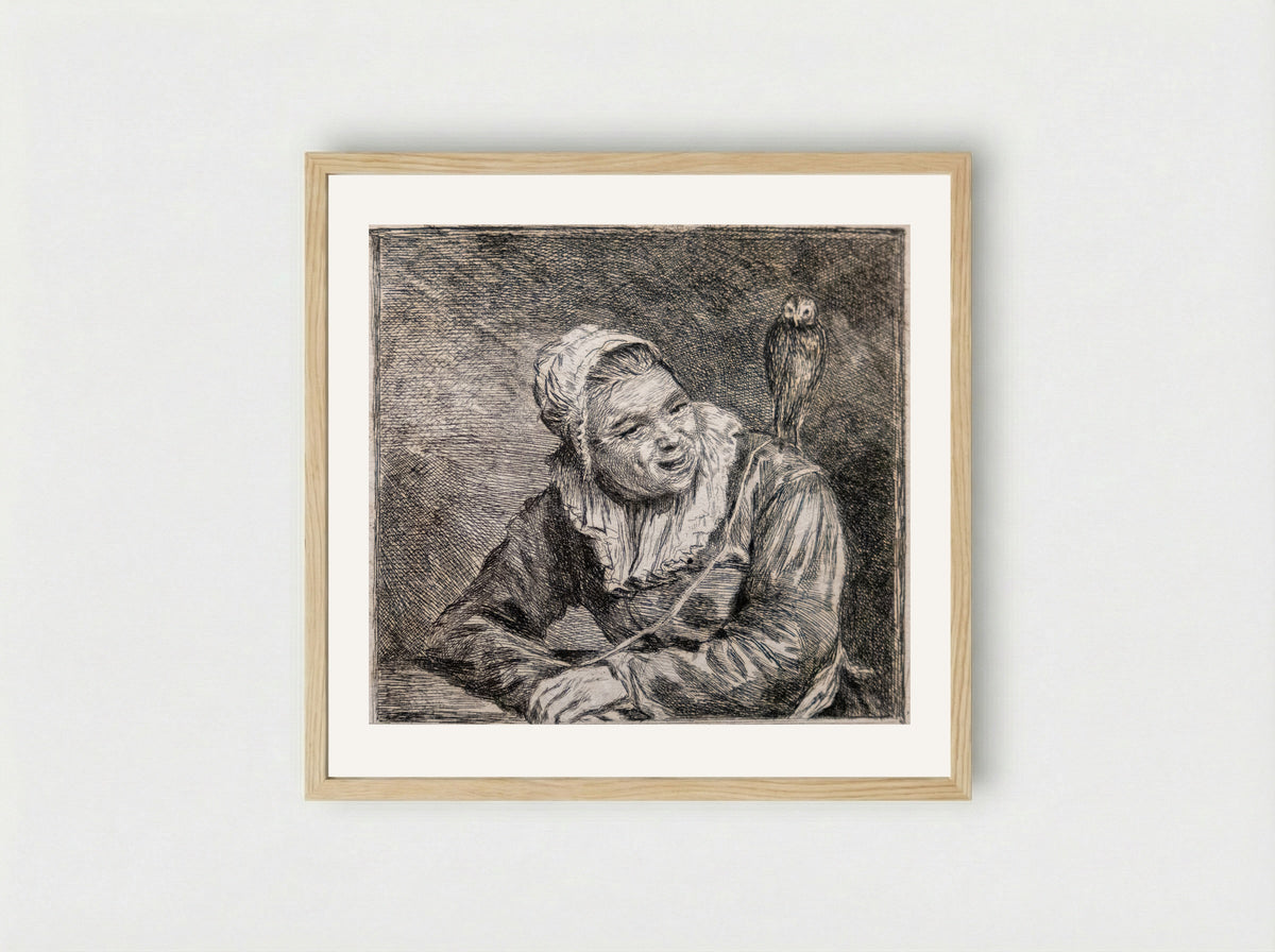 Malle Babbe - Louis Bernard Coclers - Framed Print Wood