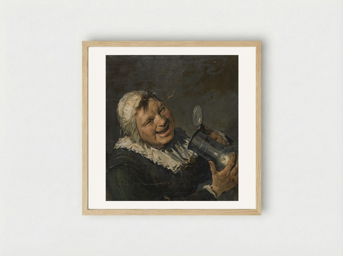 Malle Babbe - Han van Meegeren - Framed Print Wood