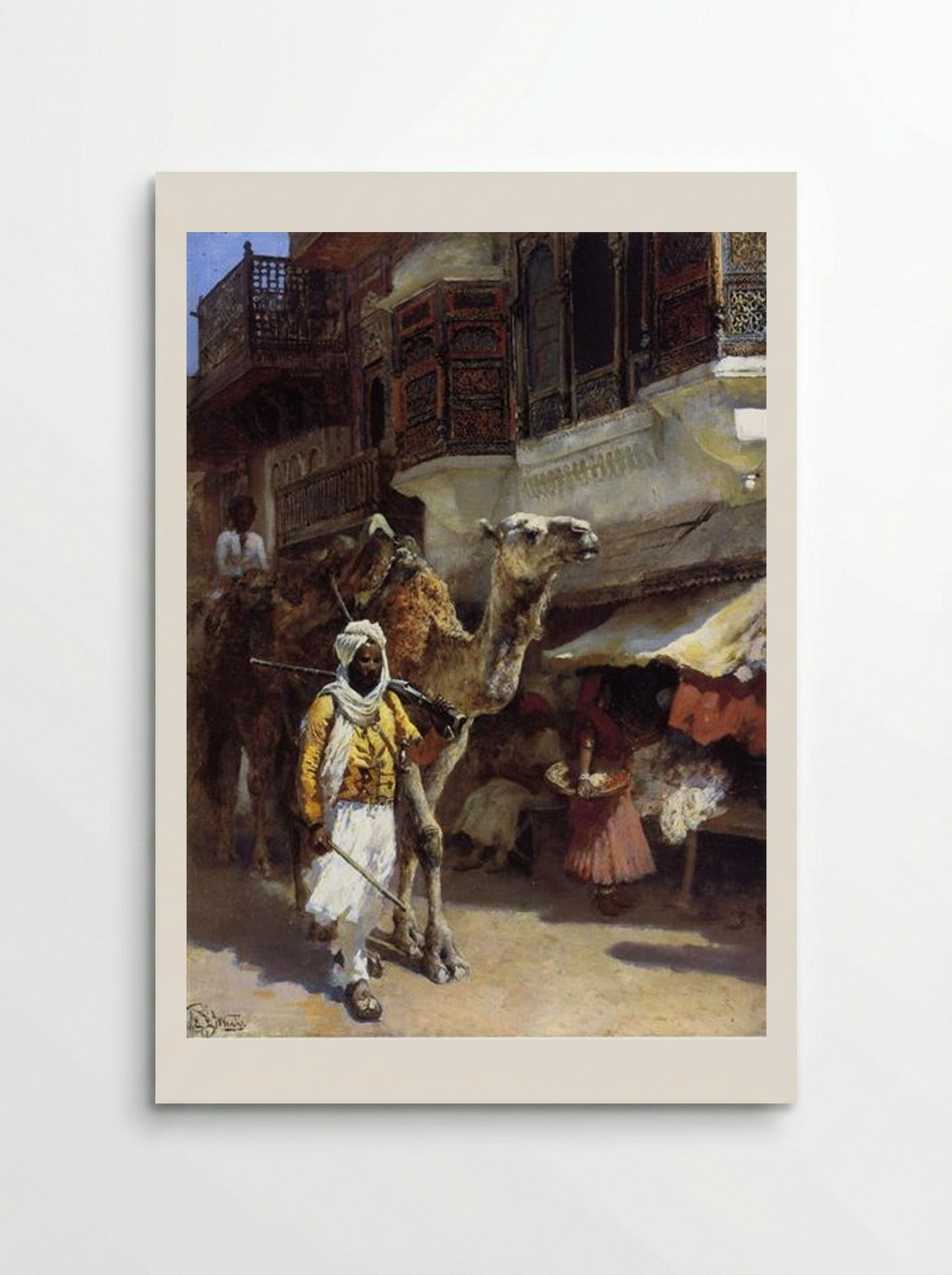 Man Leading a Camel - Edwin Lord Weeks - Poster