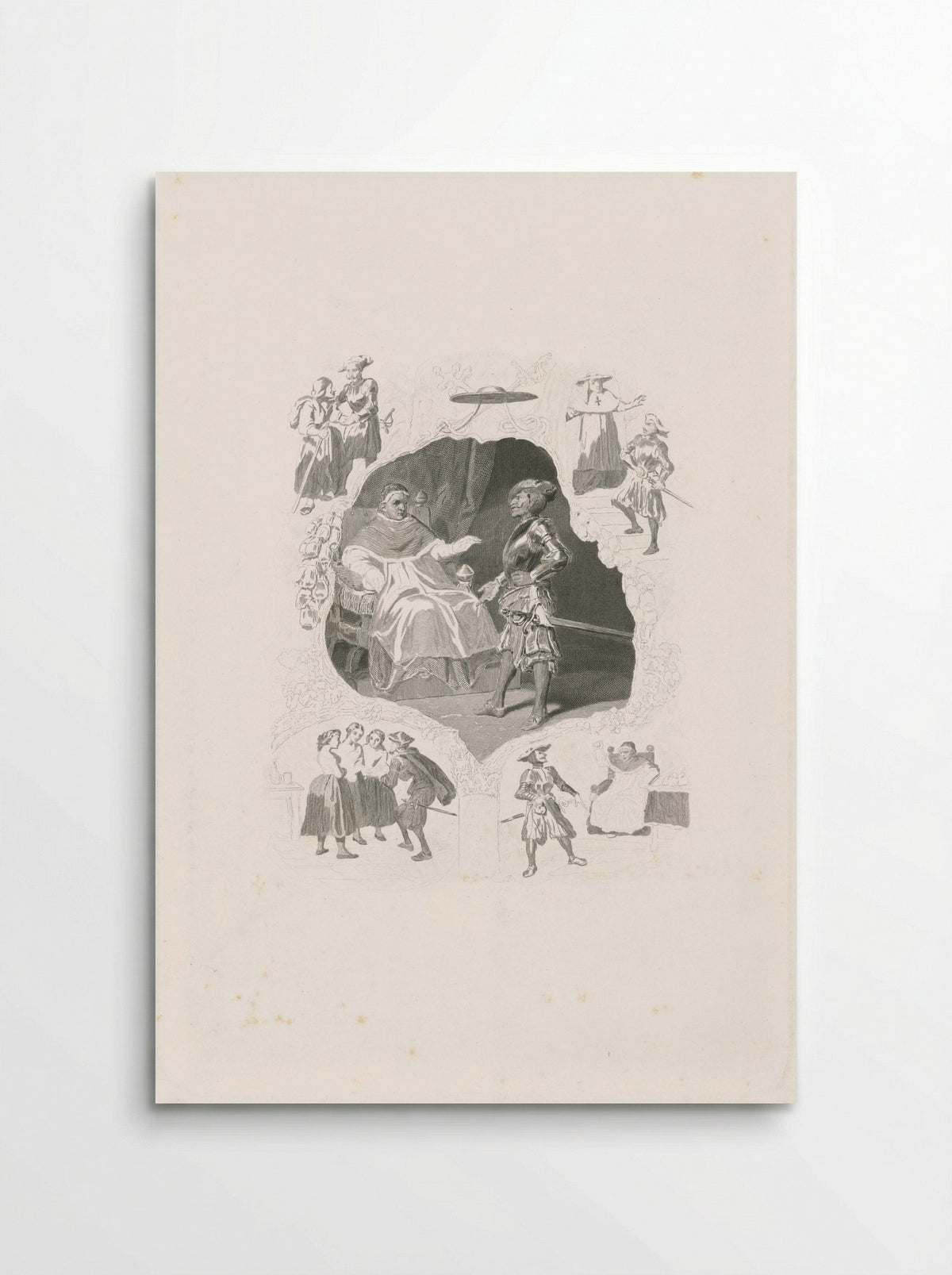 Man in Armour Before a Pope - Johannes de Mare - Poster
