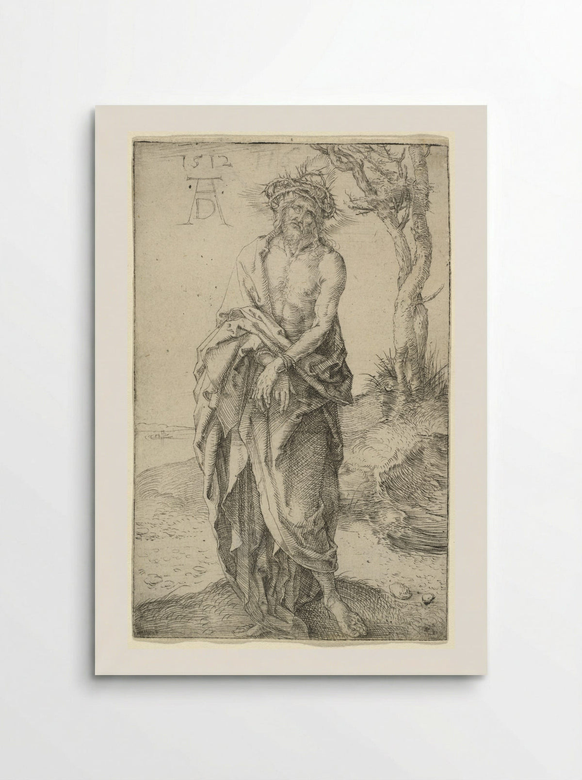Man of Sorrows with Hands Bound - Albrecht Dürer - Poster